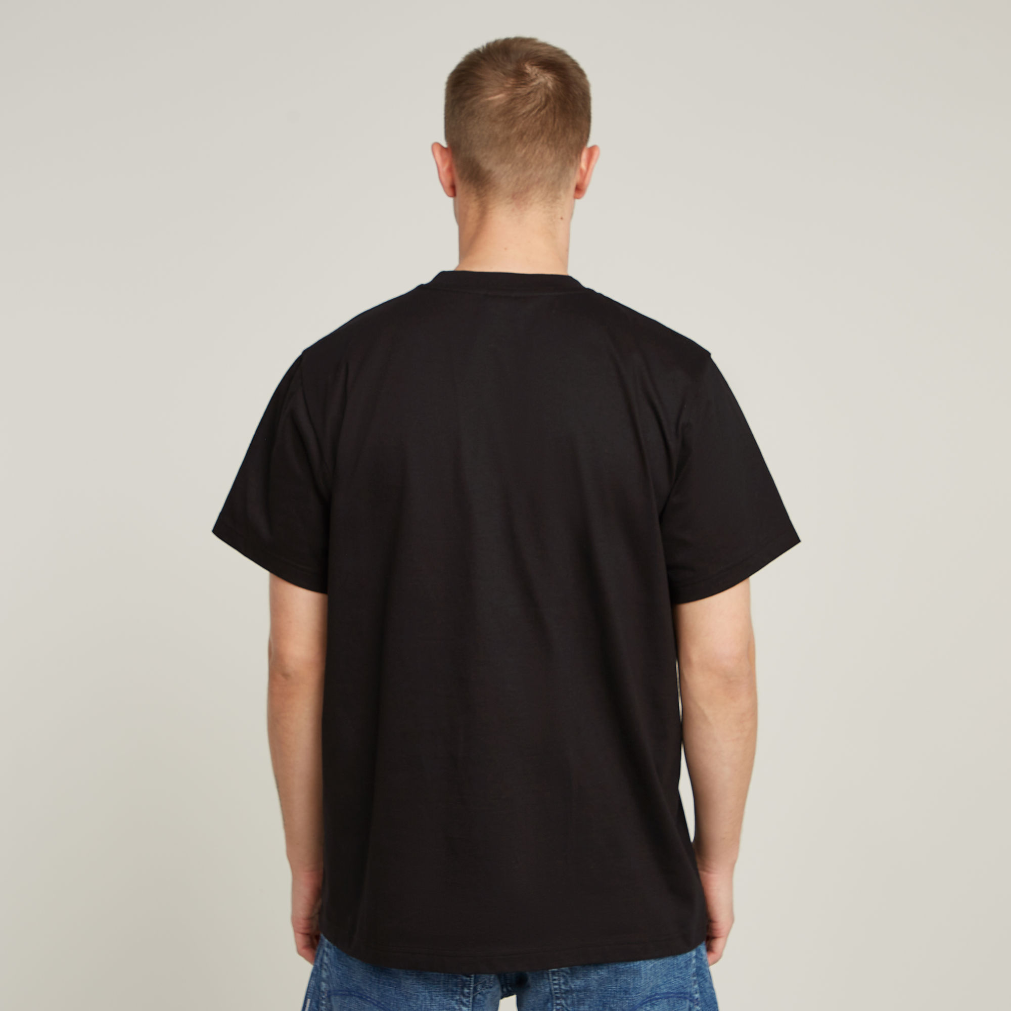 G-Star RAW Symbols Print Loose T-Shirt Zwart Heren