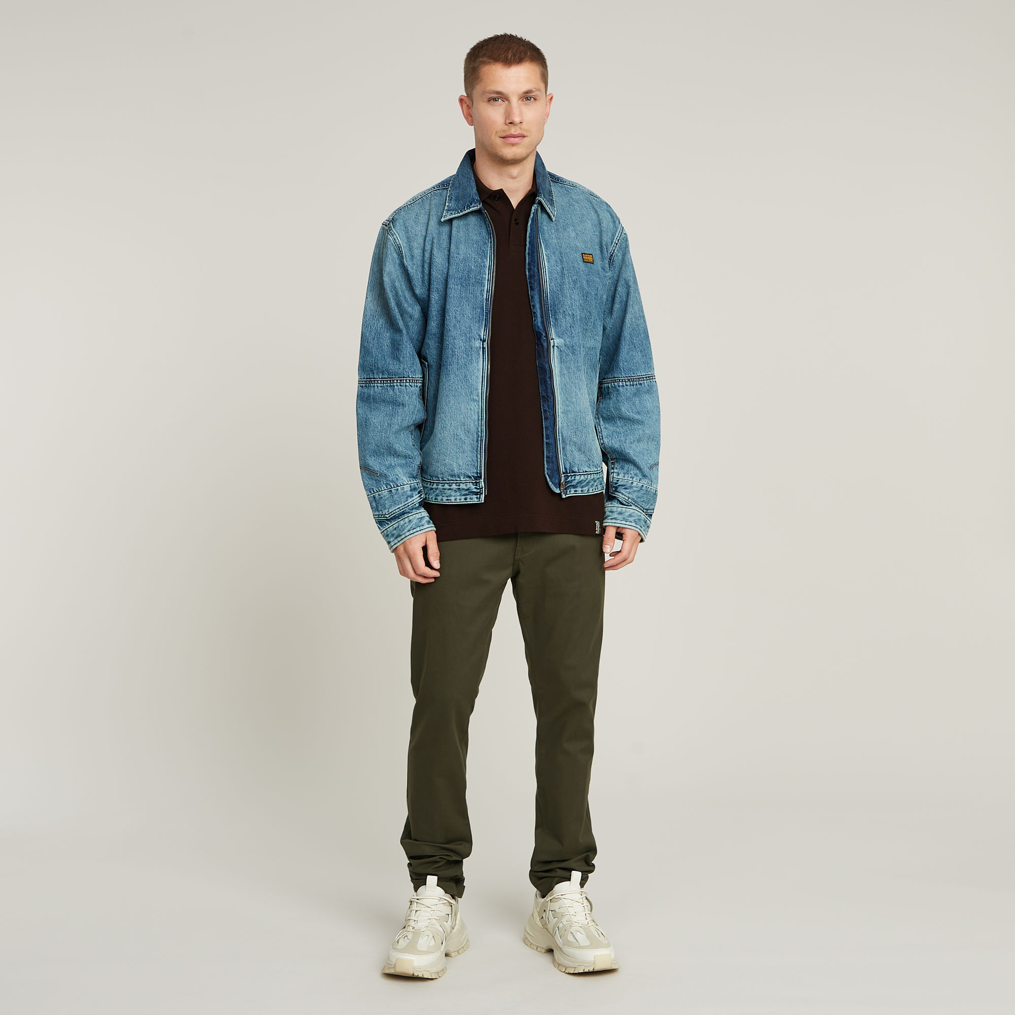 G-Star RAW Coach Long Pocket Jack Midden blauw Heren