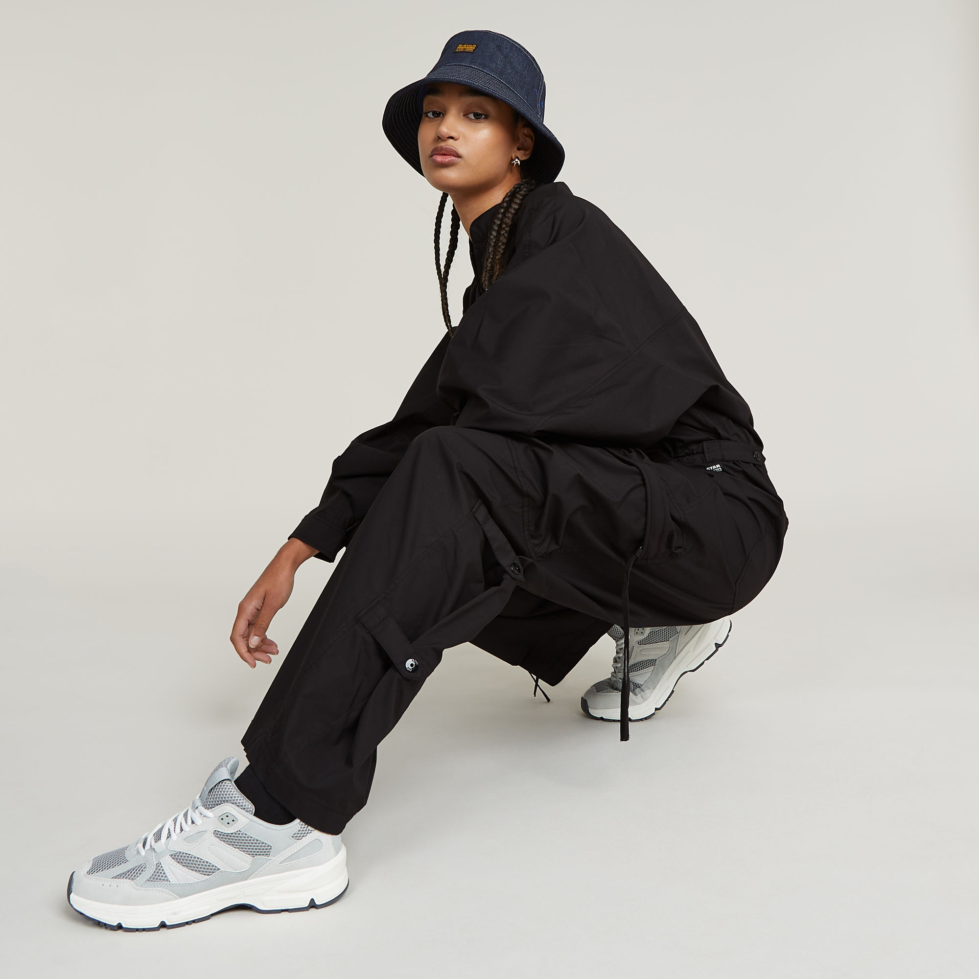 G-Star RAW Balloon Jumpsuit Zwart Dames
