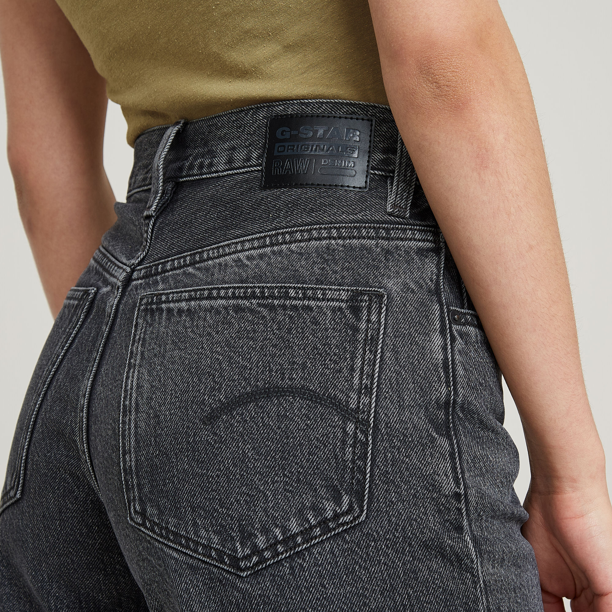 G-Star RAW Viktoria Bermuda Short Clean Edge Grijs Dames