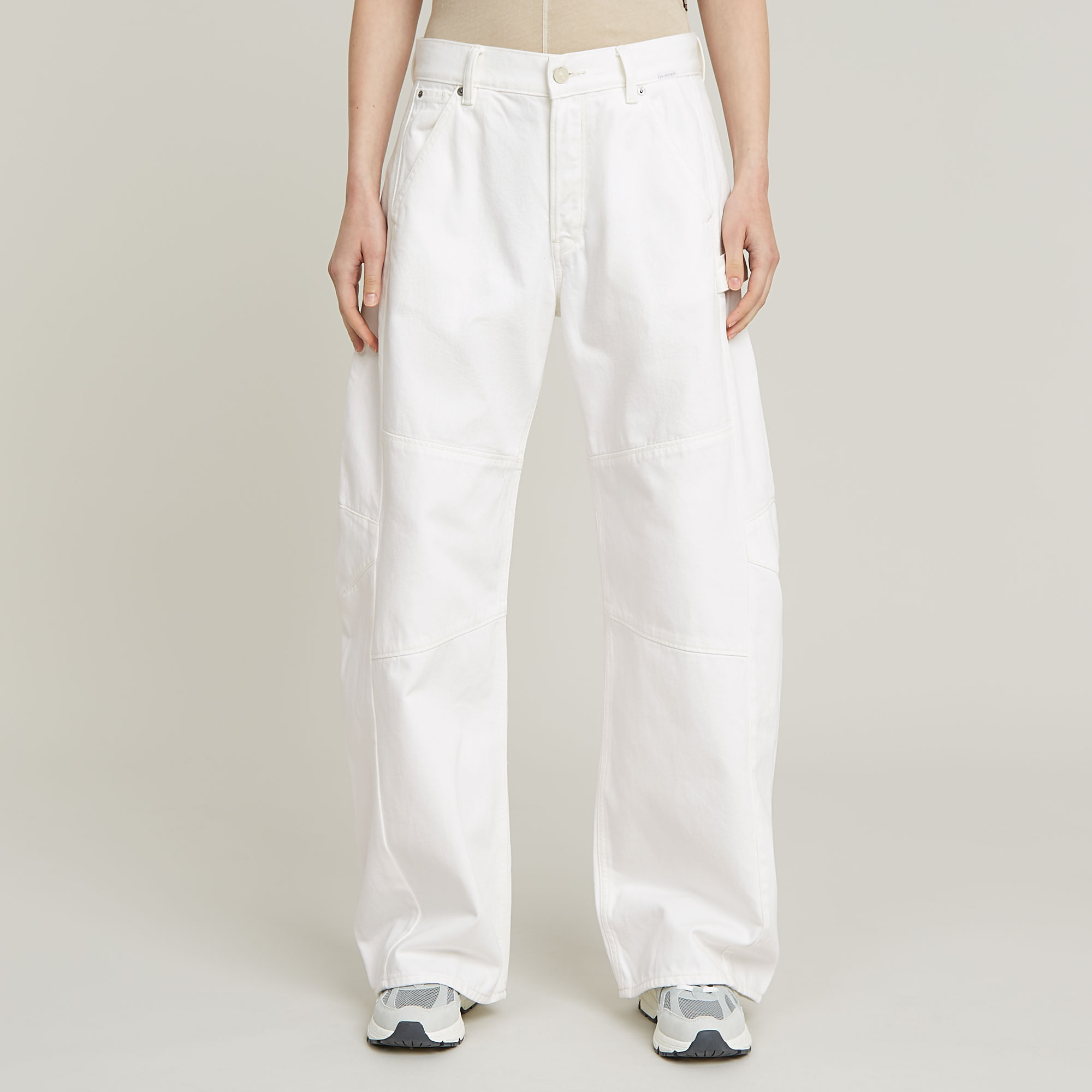 

Bowey Extreme Carpenter Loose Jeans - White - Women