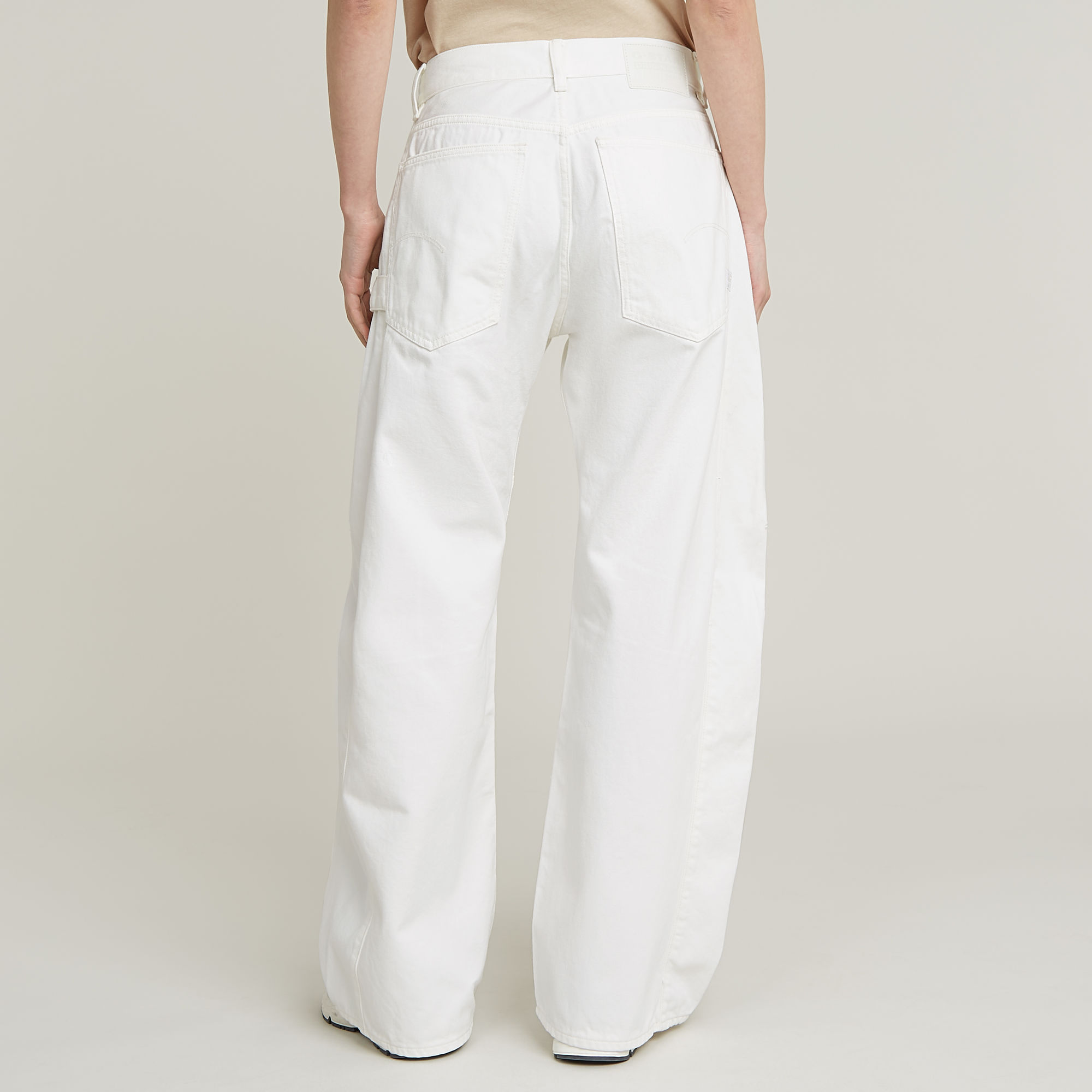 G-Star RAW Bowey 3D Extreme Carpenter Loose Jeans Wit Dames