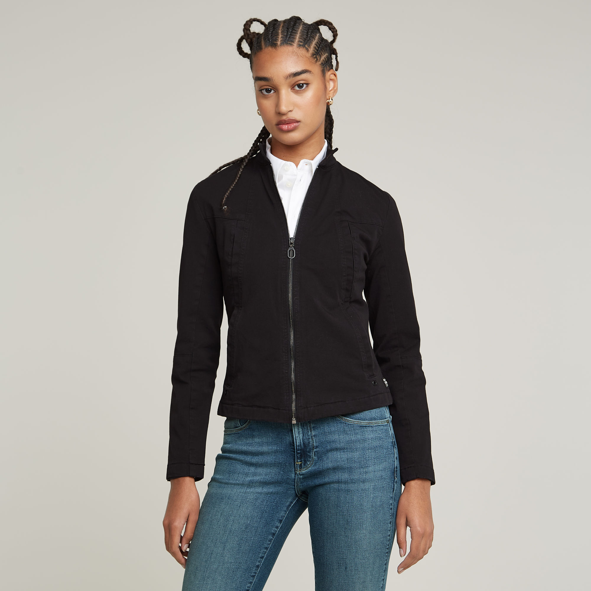 G-Star RAW Biker Jack Zwart Dames