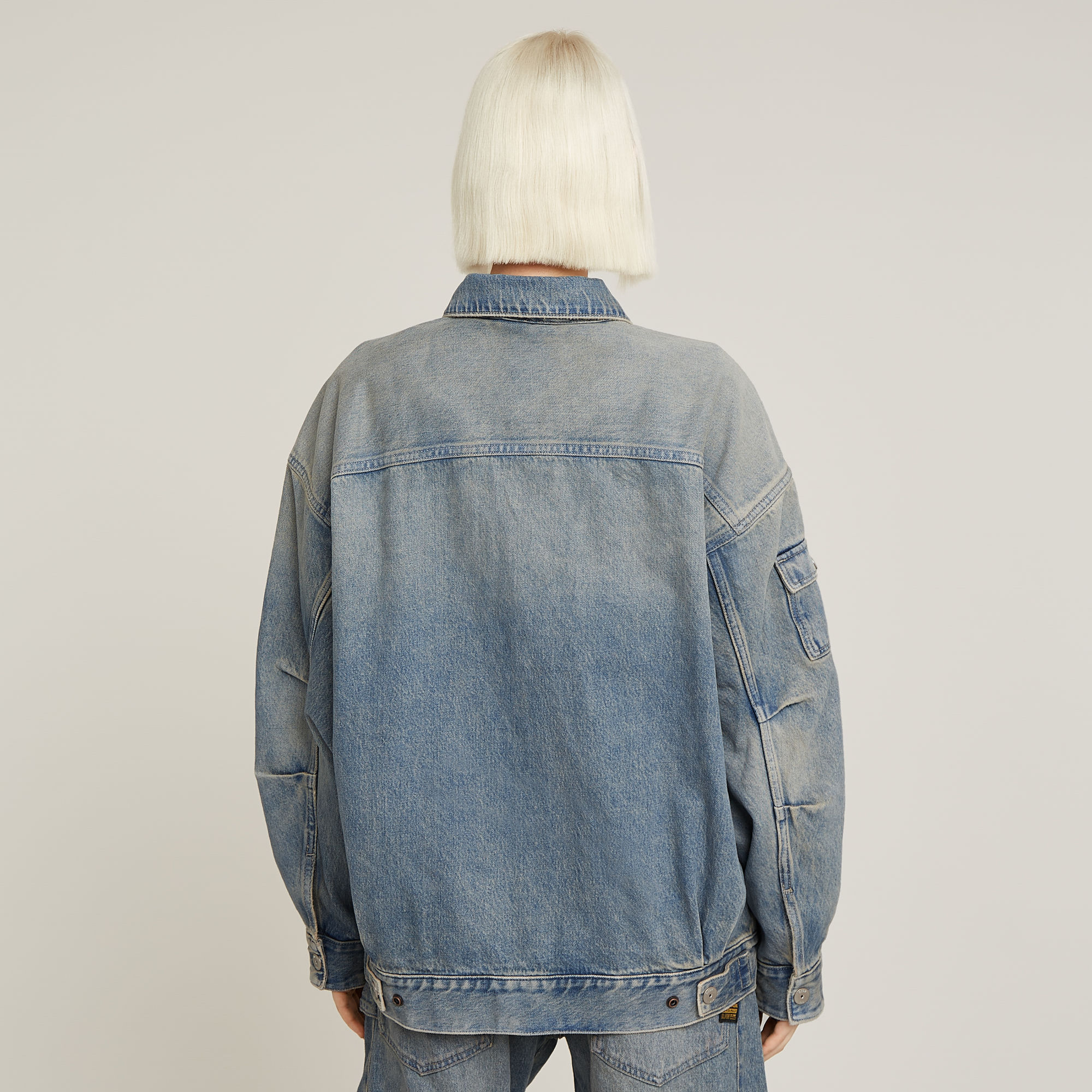 G-Star RAW Long Drifter Jack Lichtblauw Dames