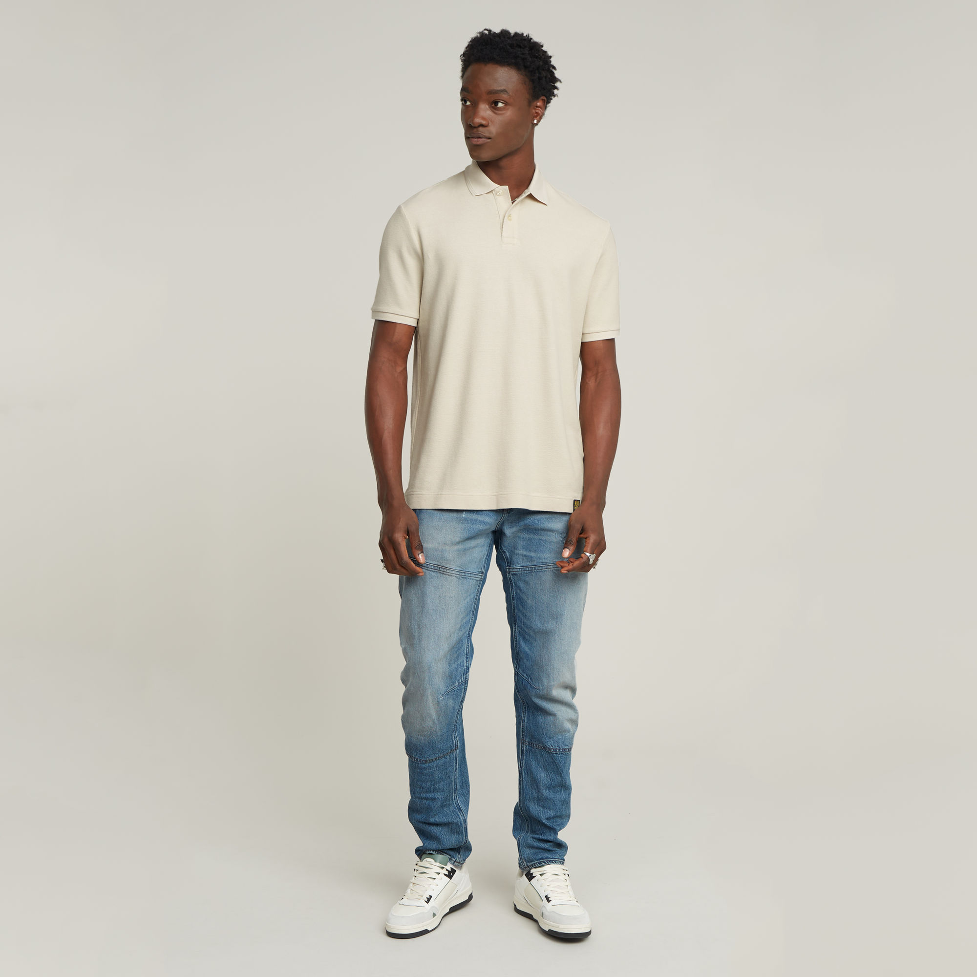 G-Star RAW Essential Polo Wit Heren