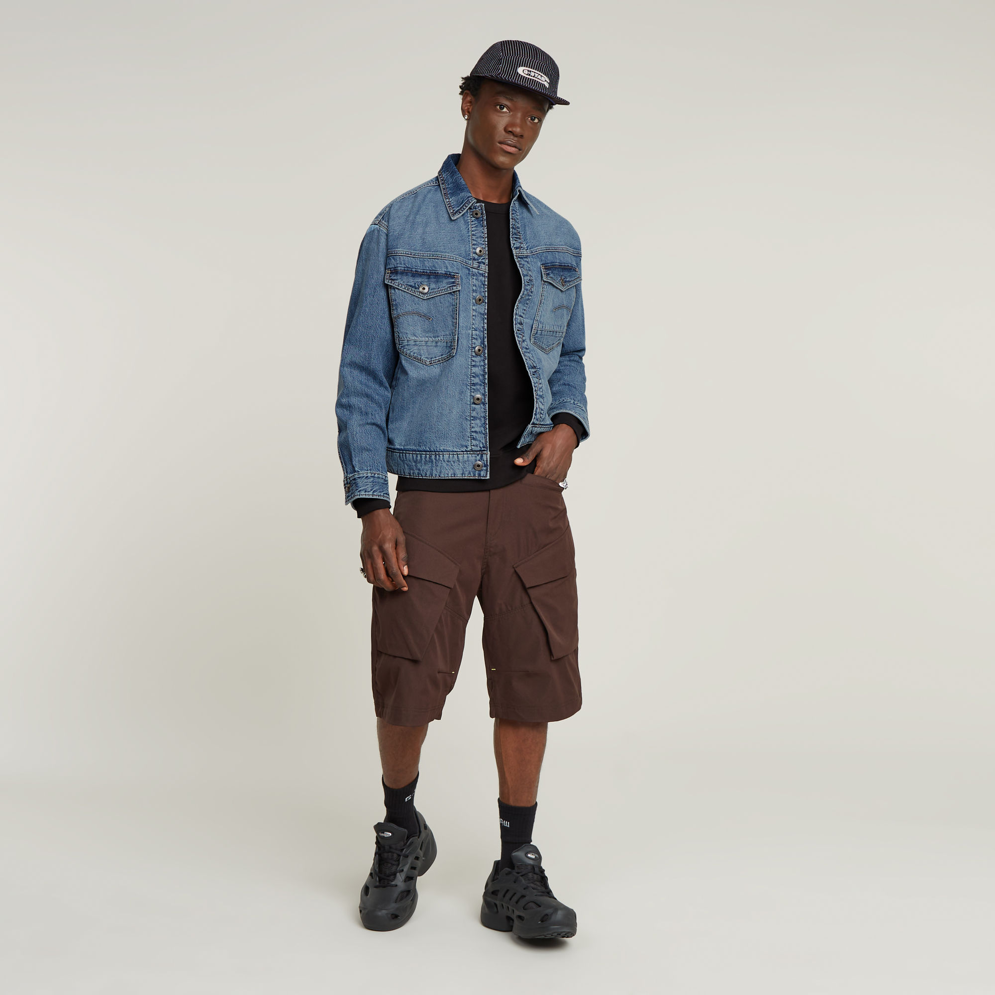 G-Star RAW Gauge Loose Sweater Zwart Heren