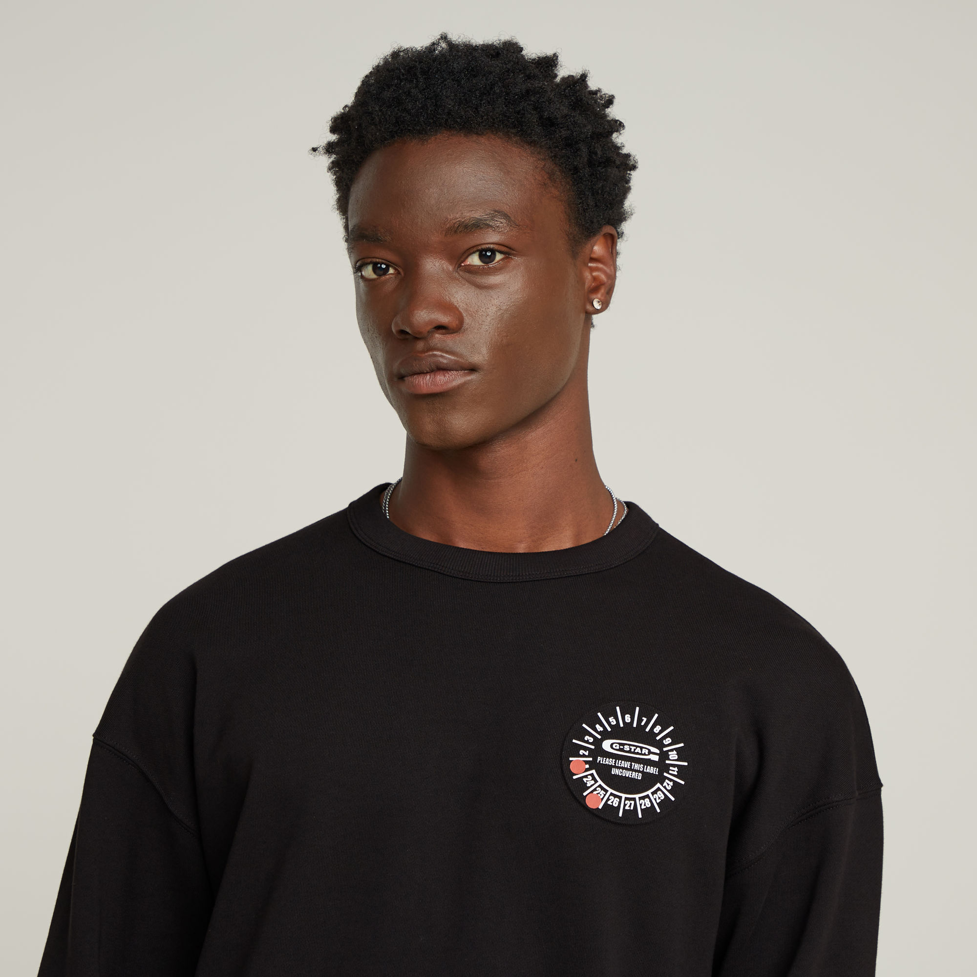 G-Star RAW Gauge Loose Sweater Zwart Heren