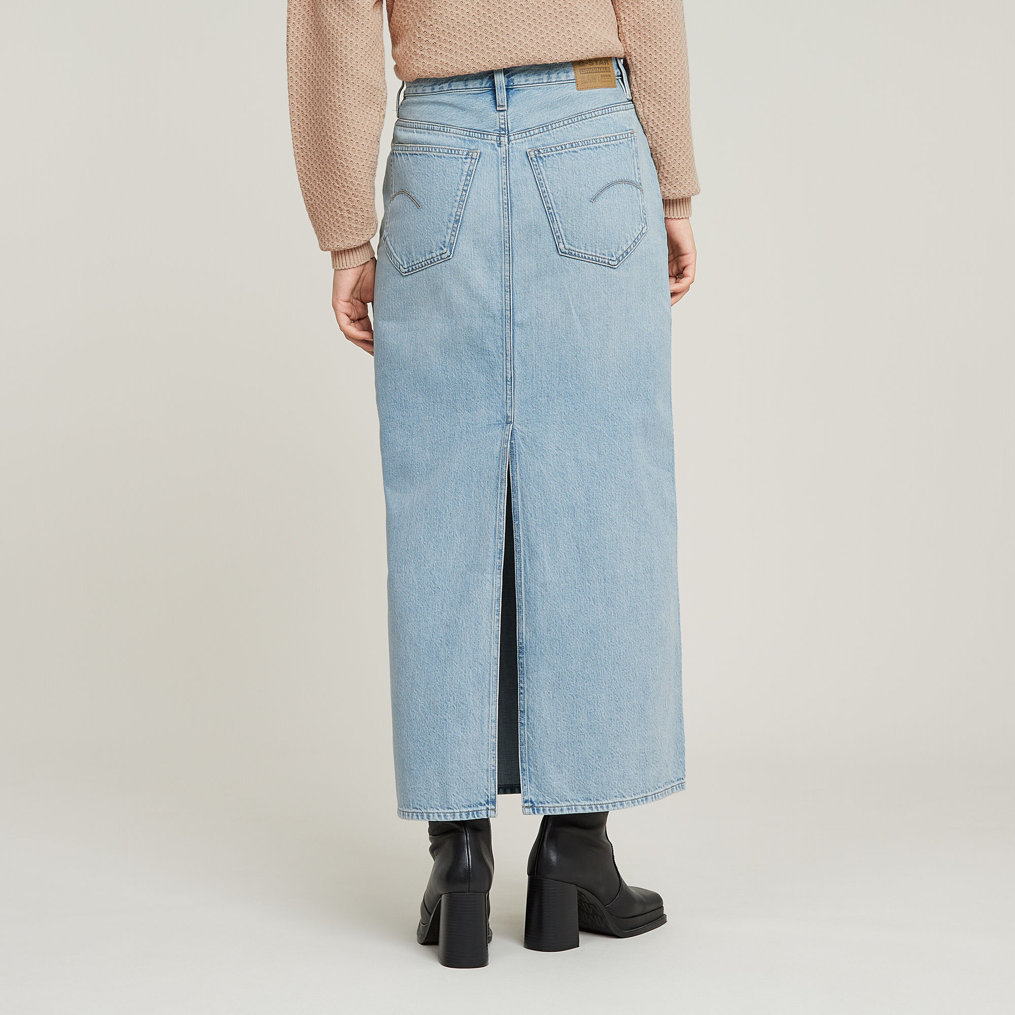 G-Star RAW Viktoria Lange Rok Lichtblauw Dames