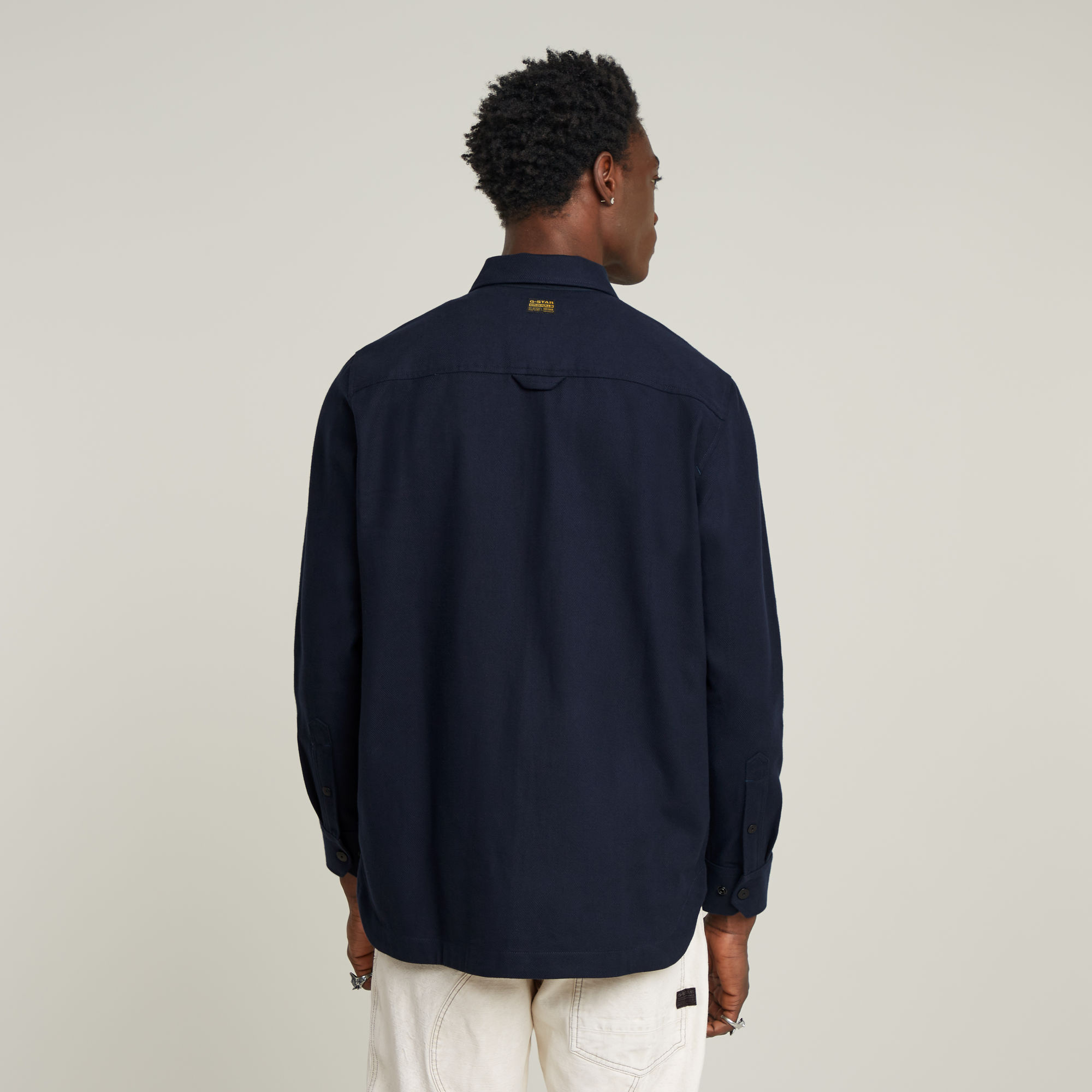 G-Star RAW GPO Zip Overshirt Donkerblauw Heren
