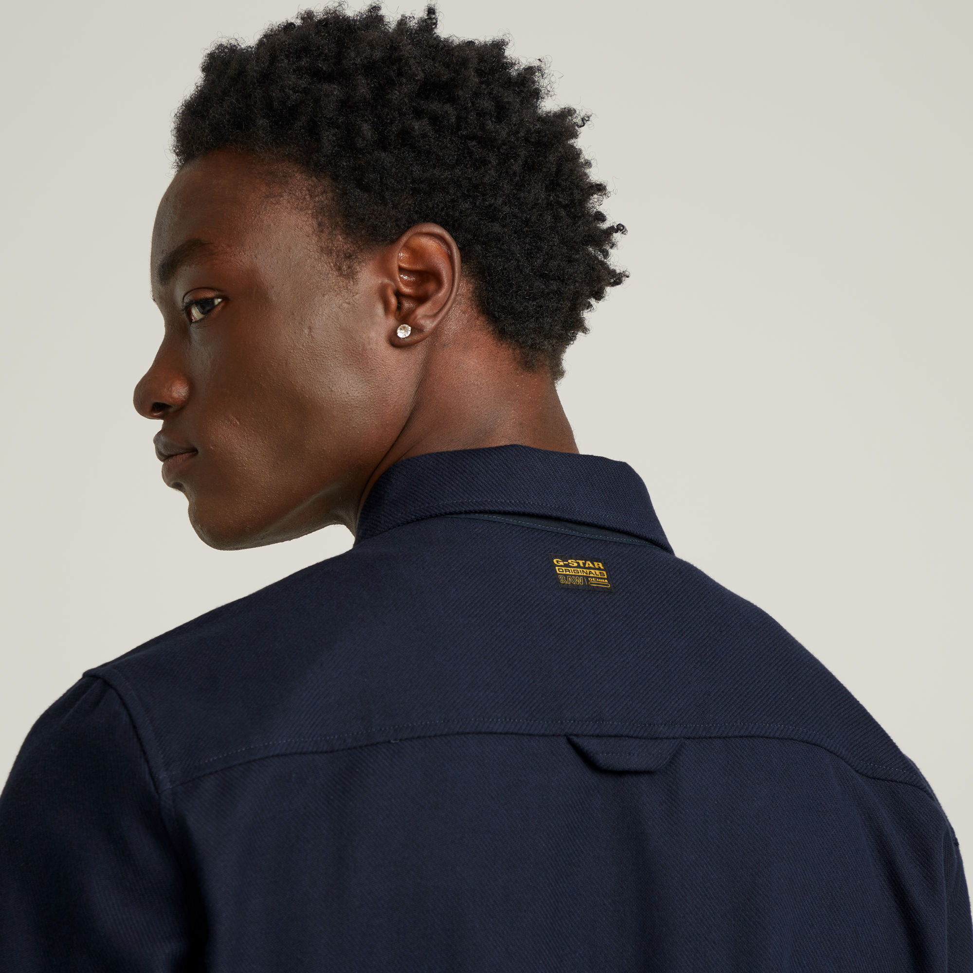 G-Star RAW GPO Zip Overshirt Donkerblauw Heren