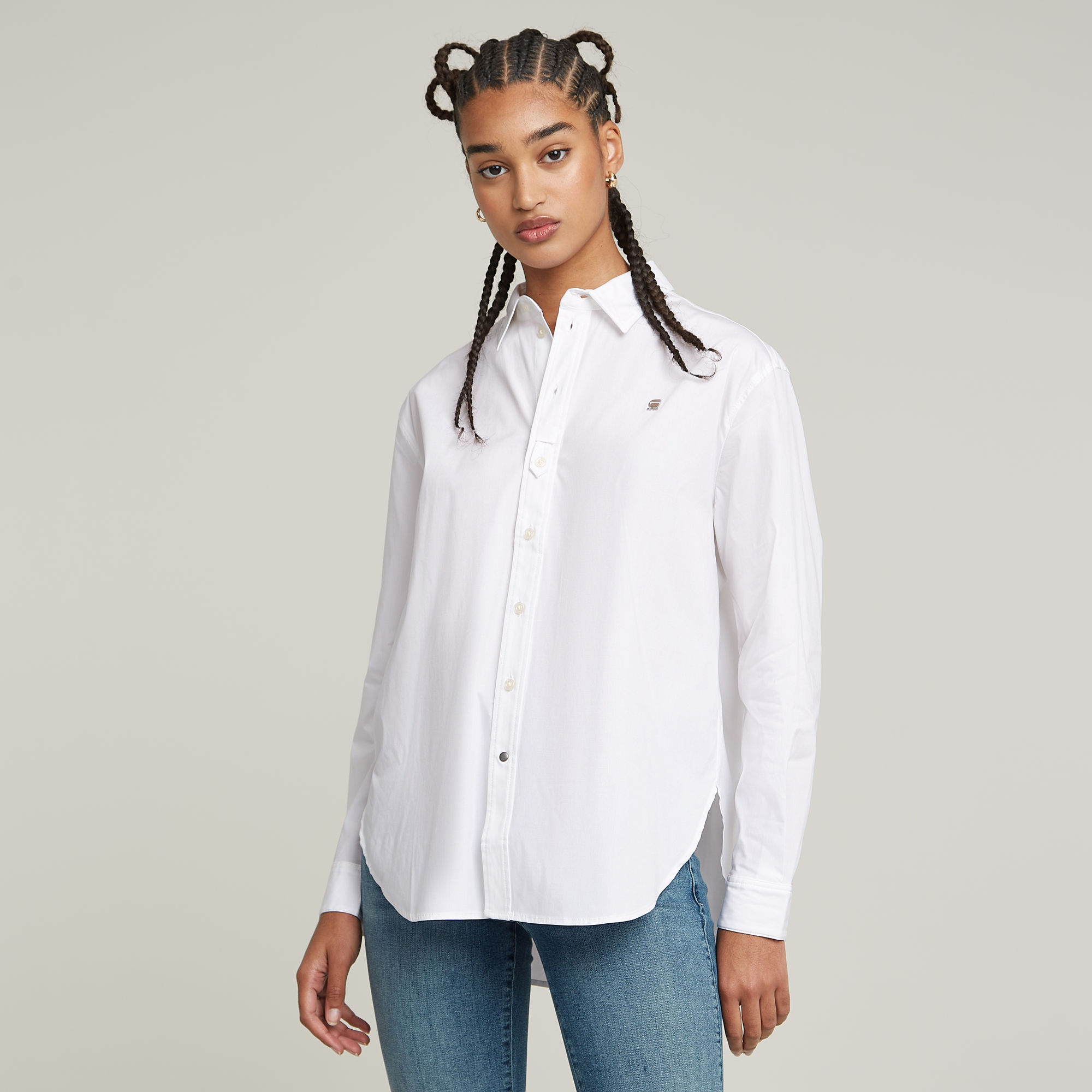 G-Star RAW Boyfriend Shirt - Wit - Dames