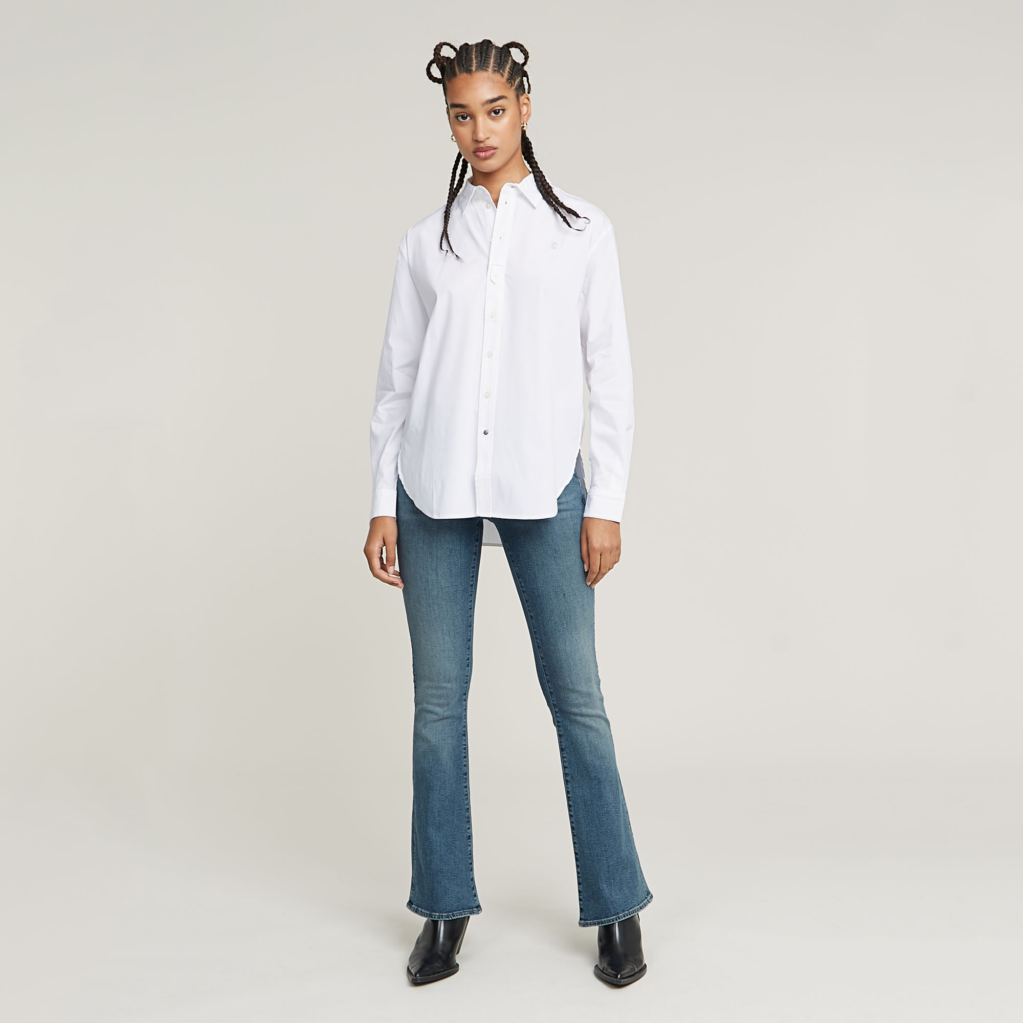 G-Star RAW Boyfriend Shirt Wit Dames