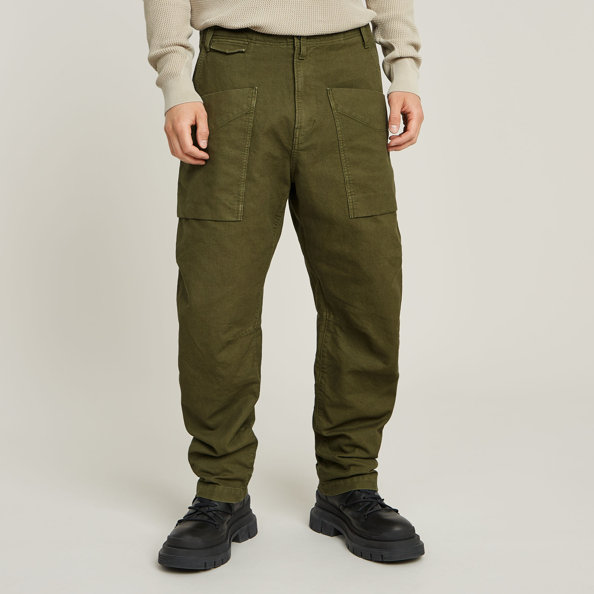 Fatigue Relaxed Tapered Hose - Grün - Herren