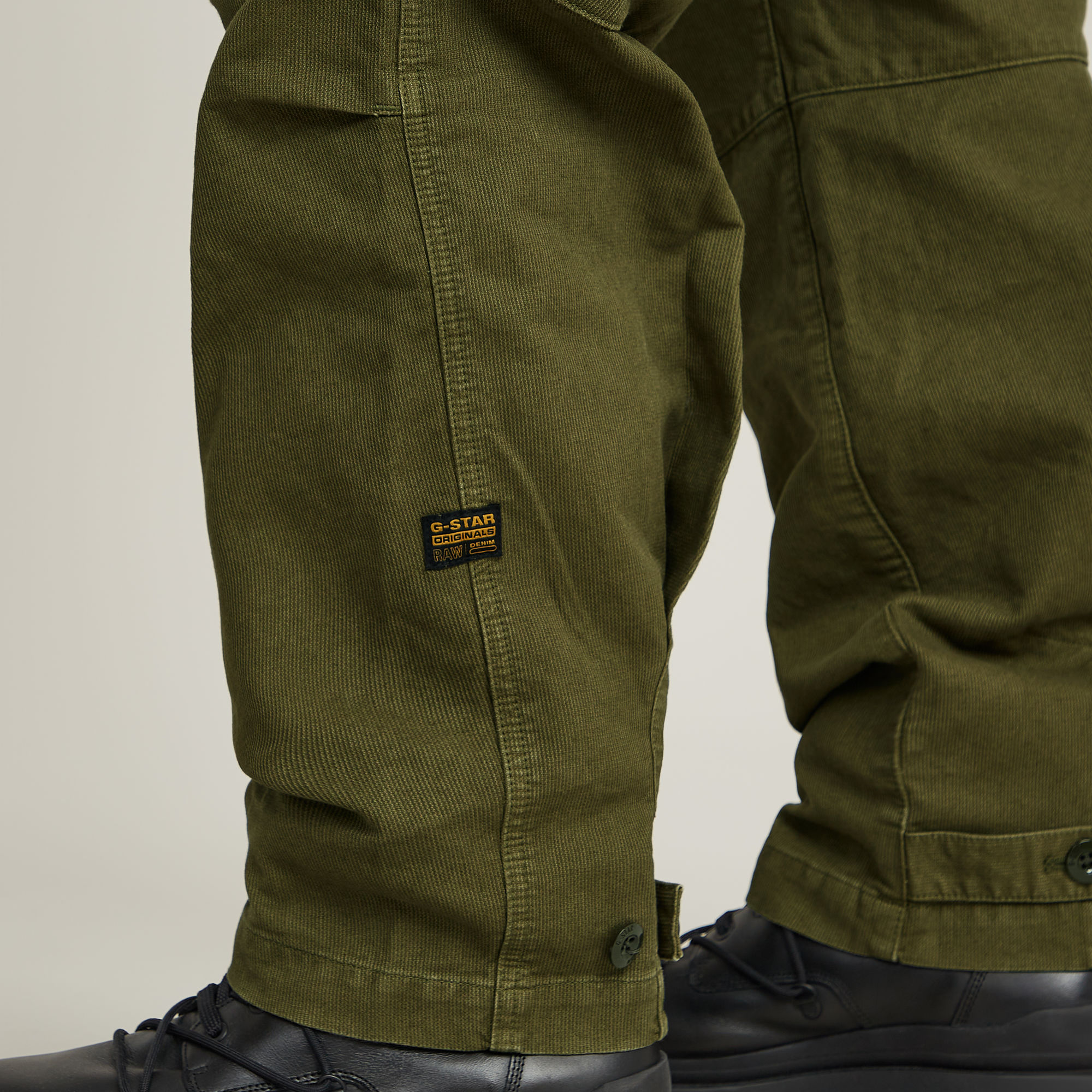 G-Star RAW Fatigue Relaxed Tapered Broek Groen Heren