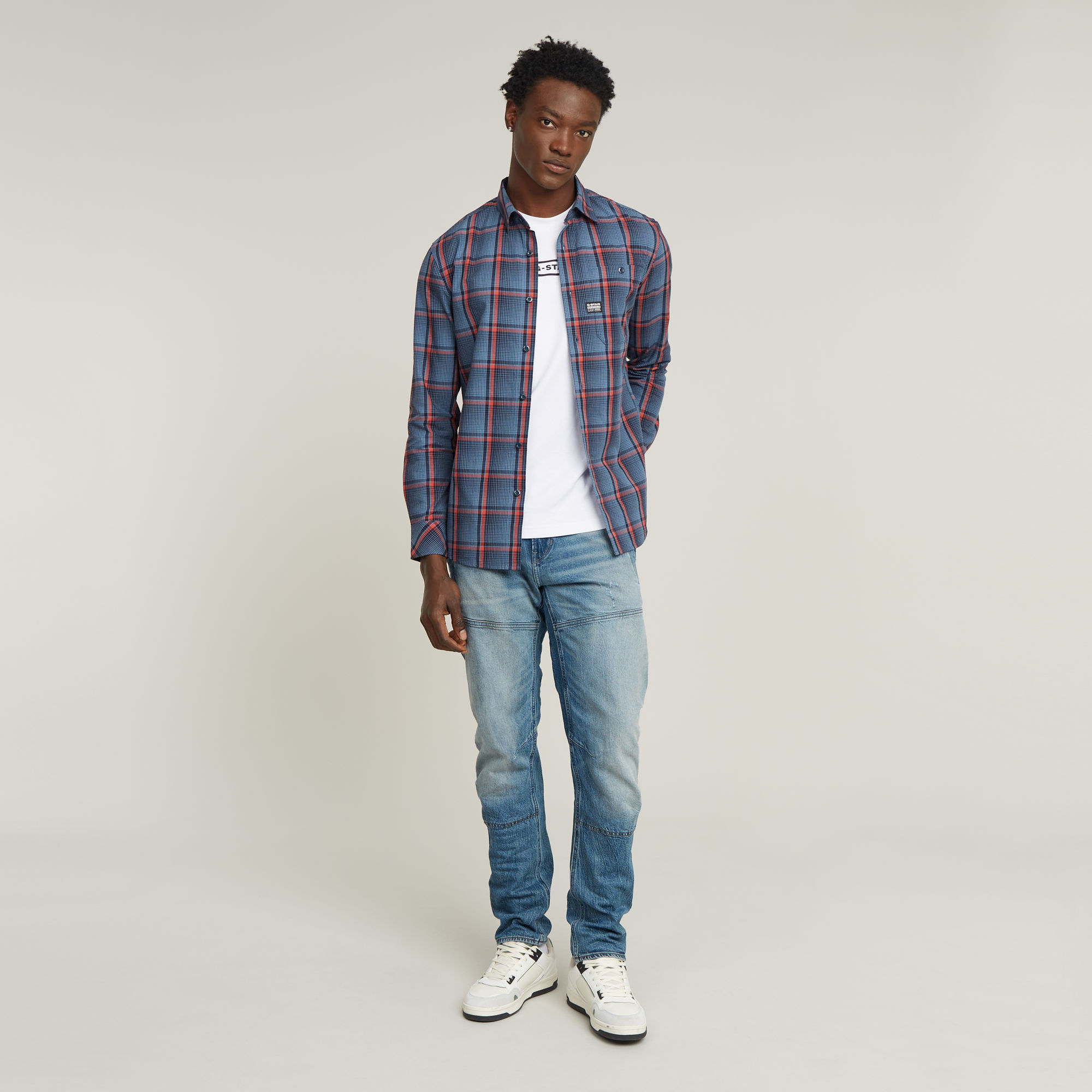 Thumbnail - Diver Slim Jeans - Mittelblau - Herren