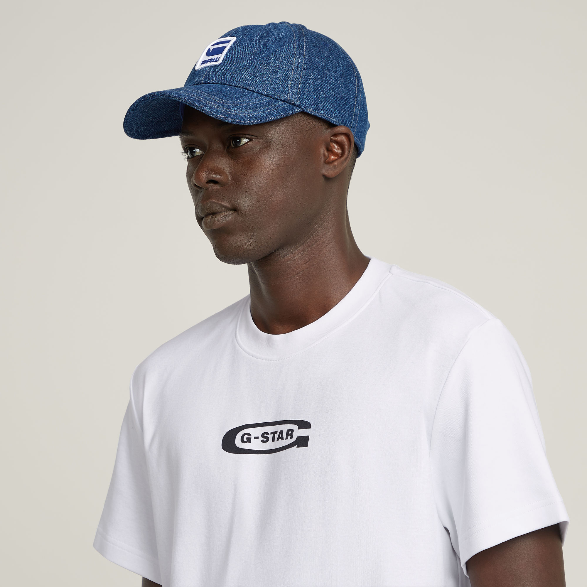 G-Star RAW Old Skool Logo T-Shirt Wit Heren