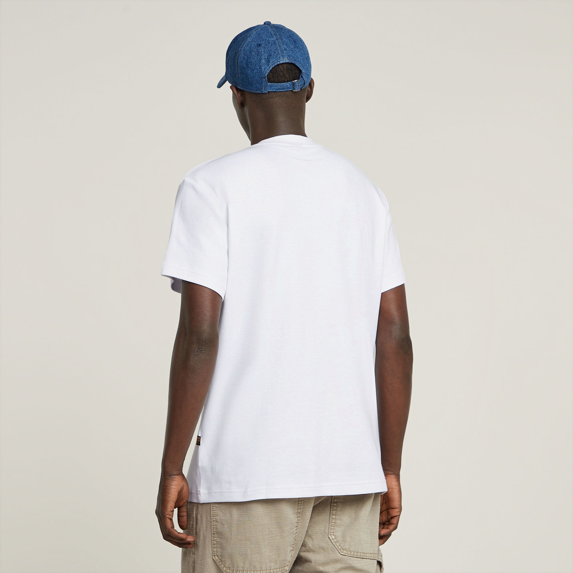 G-Star RAW Old Skool Logo T-Shirt Wit Heren