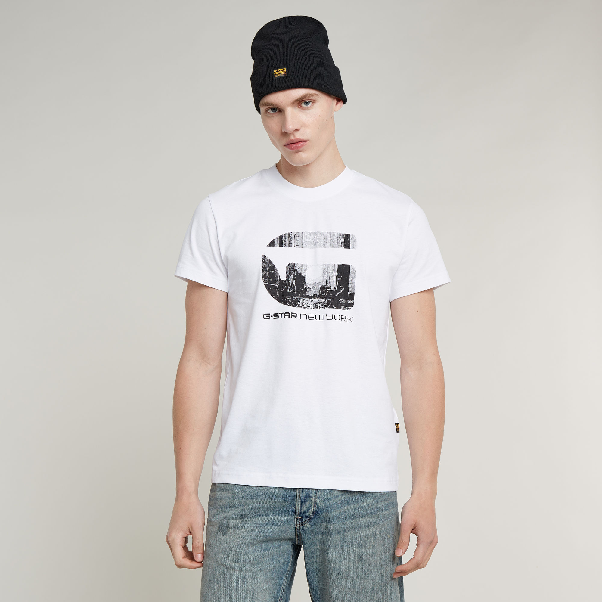 New York T-Shirt - Weiß - Herren