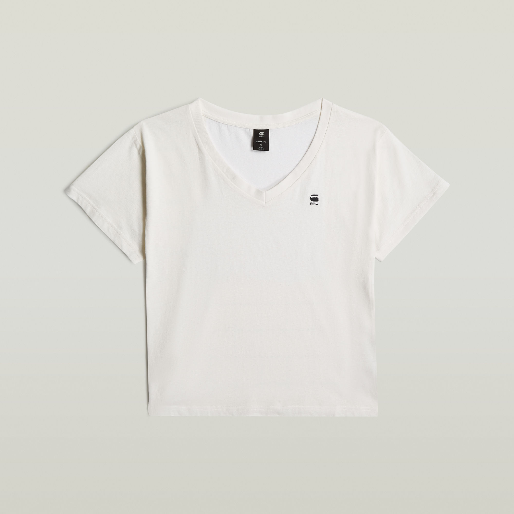 G-Star RAW Open V-Hals Relaxed Top Wit Dames