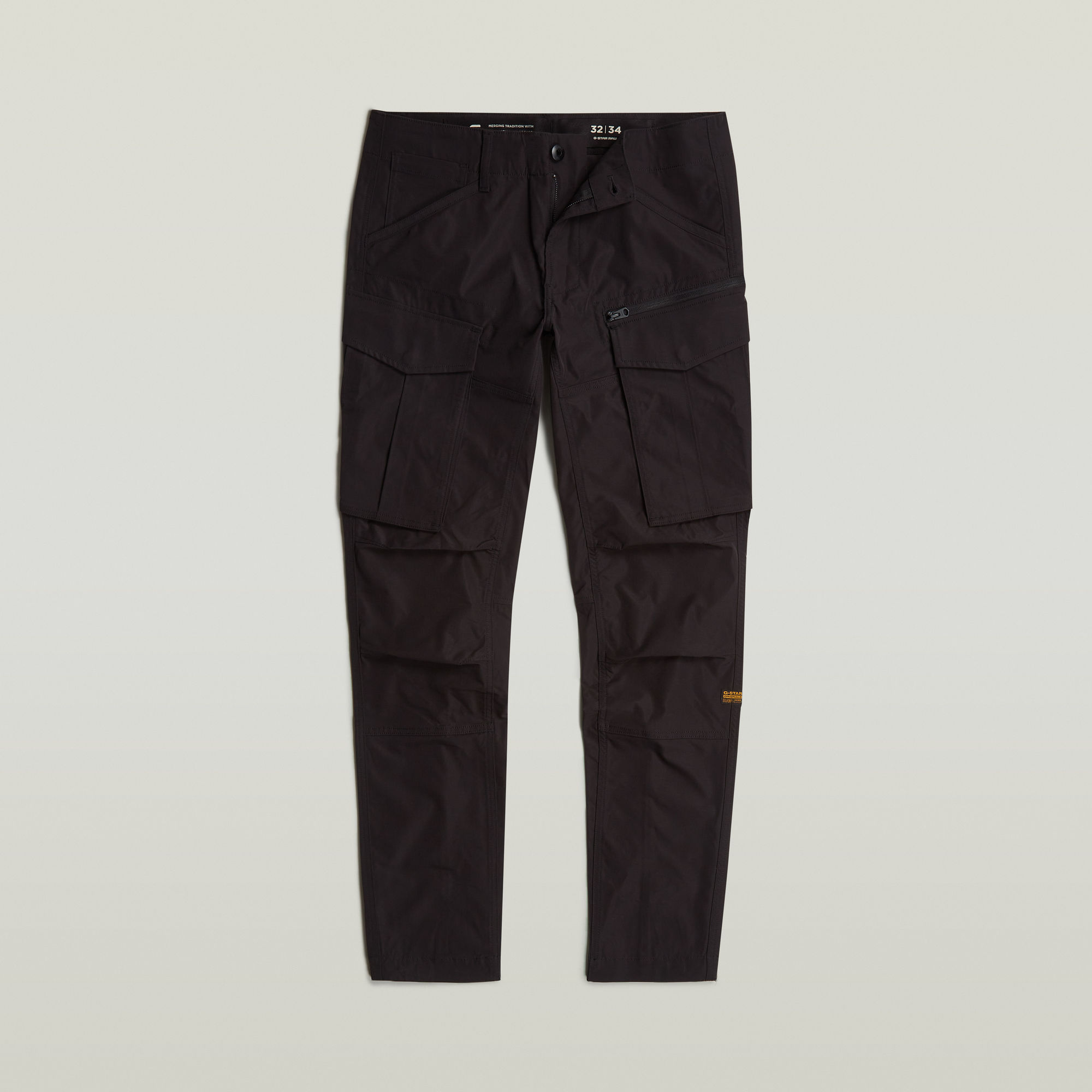 G-Star RAW Rovic Zip 3D Regular Tapered Broek Zwart Heren