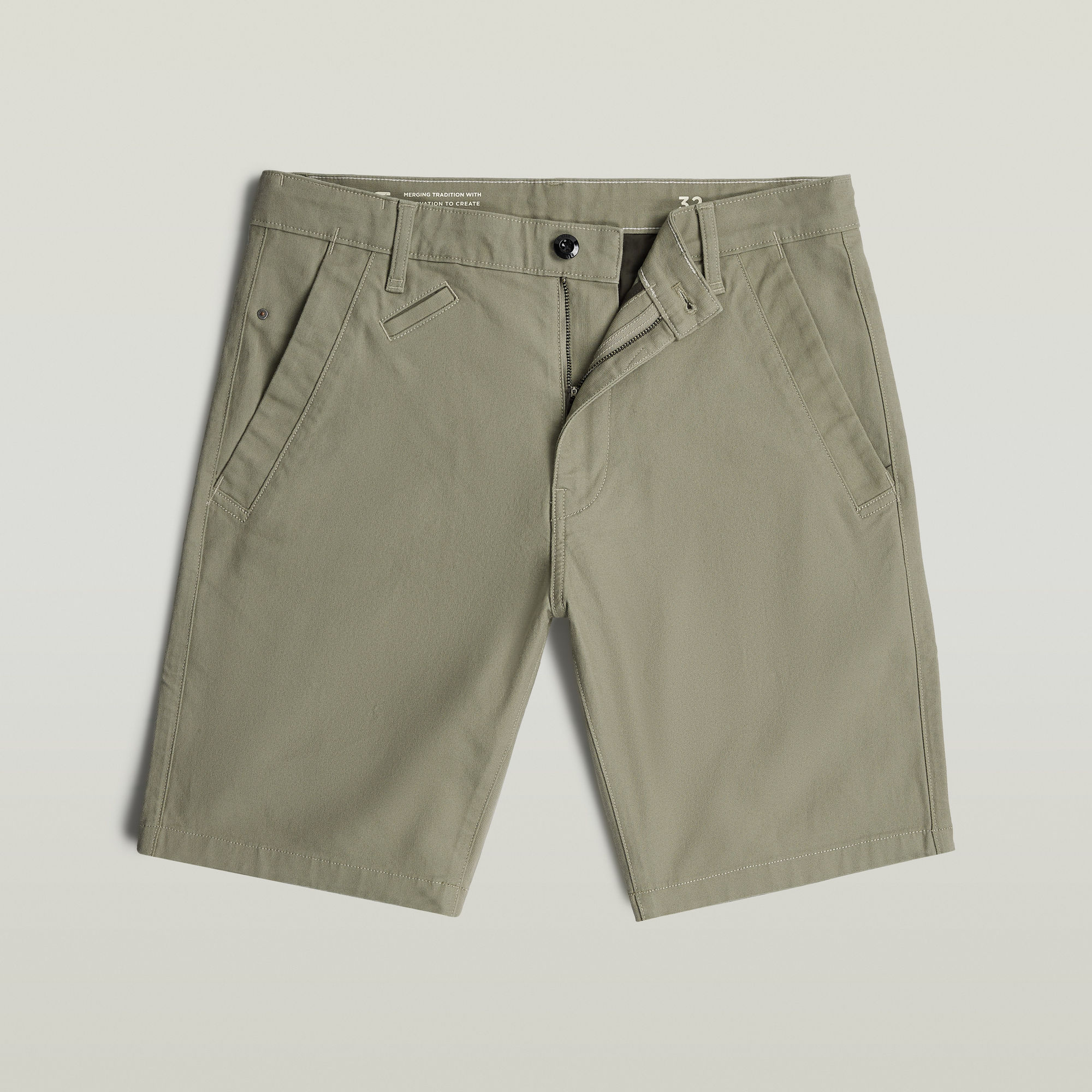 G-Star RAW Bronson 3.0 Slim Chino Short Groen Heren