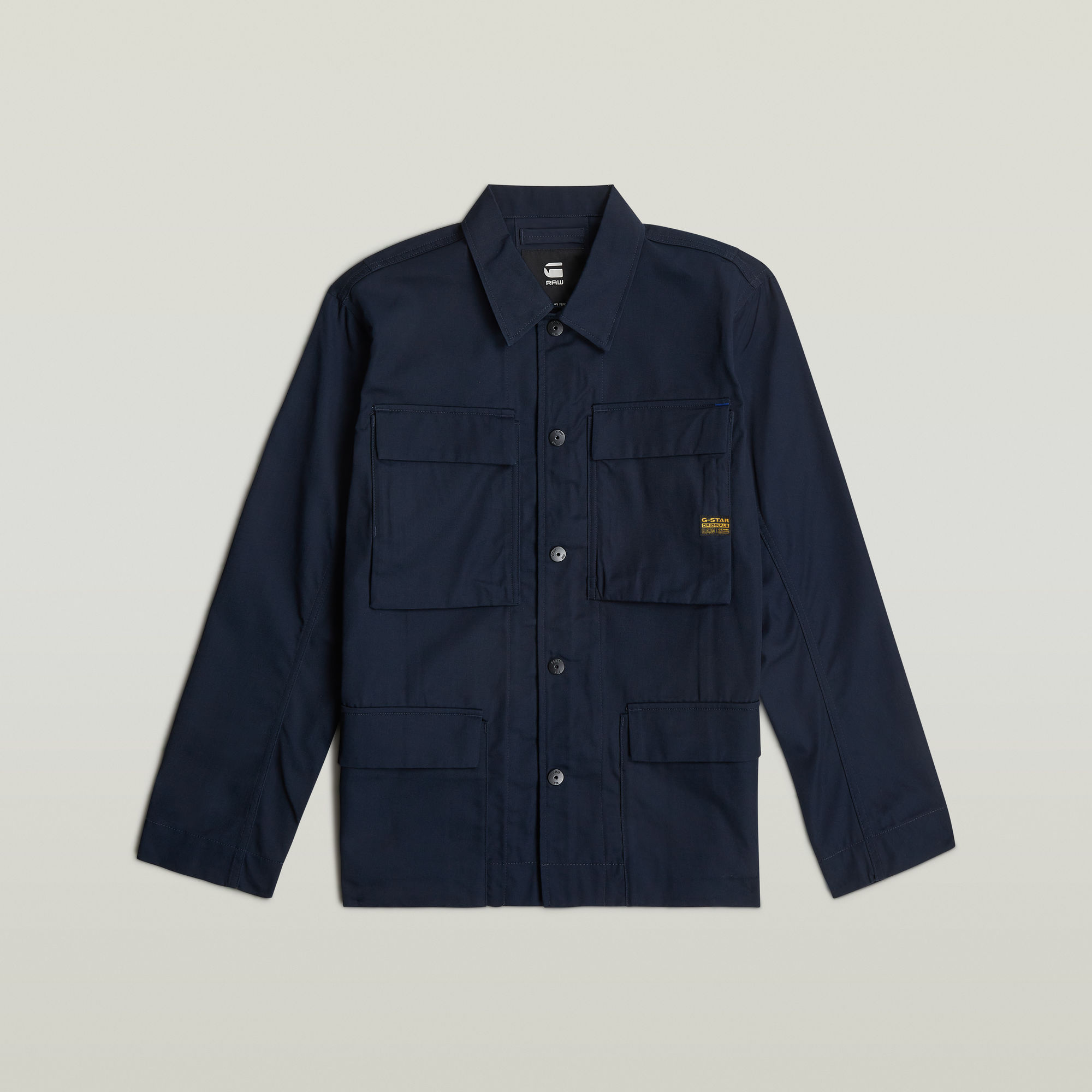 G-Star RAW 4 Pocket Overshirt Donkerblauw Heren