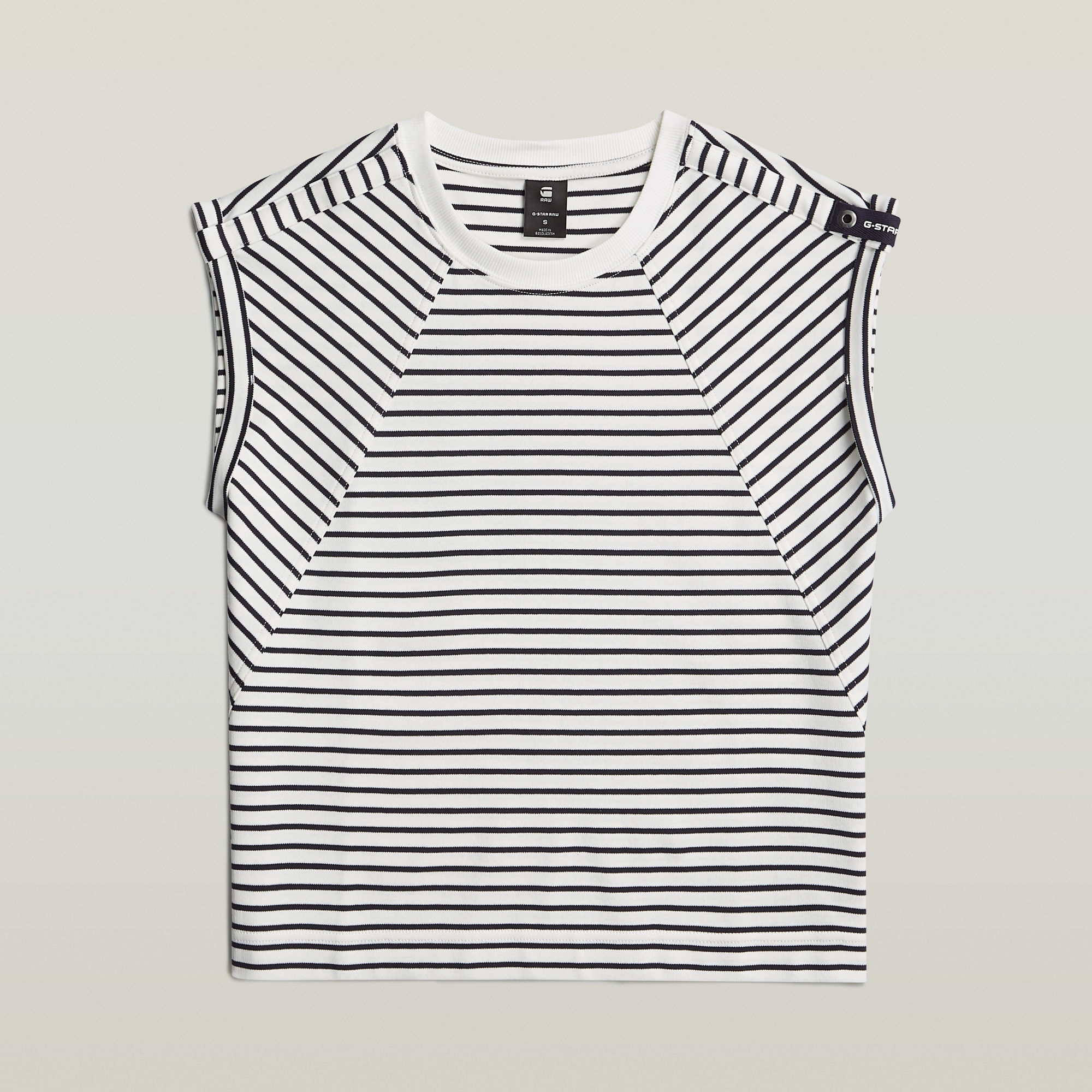 G-Star RAW Seam Detail Stripe Loose Top Meerkleurig Dames