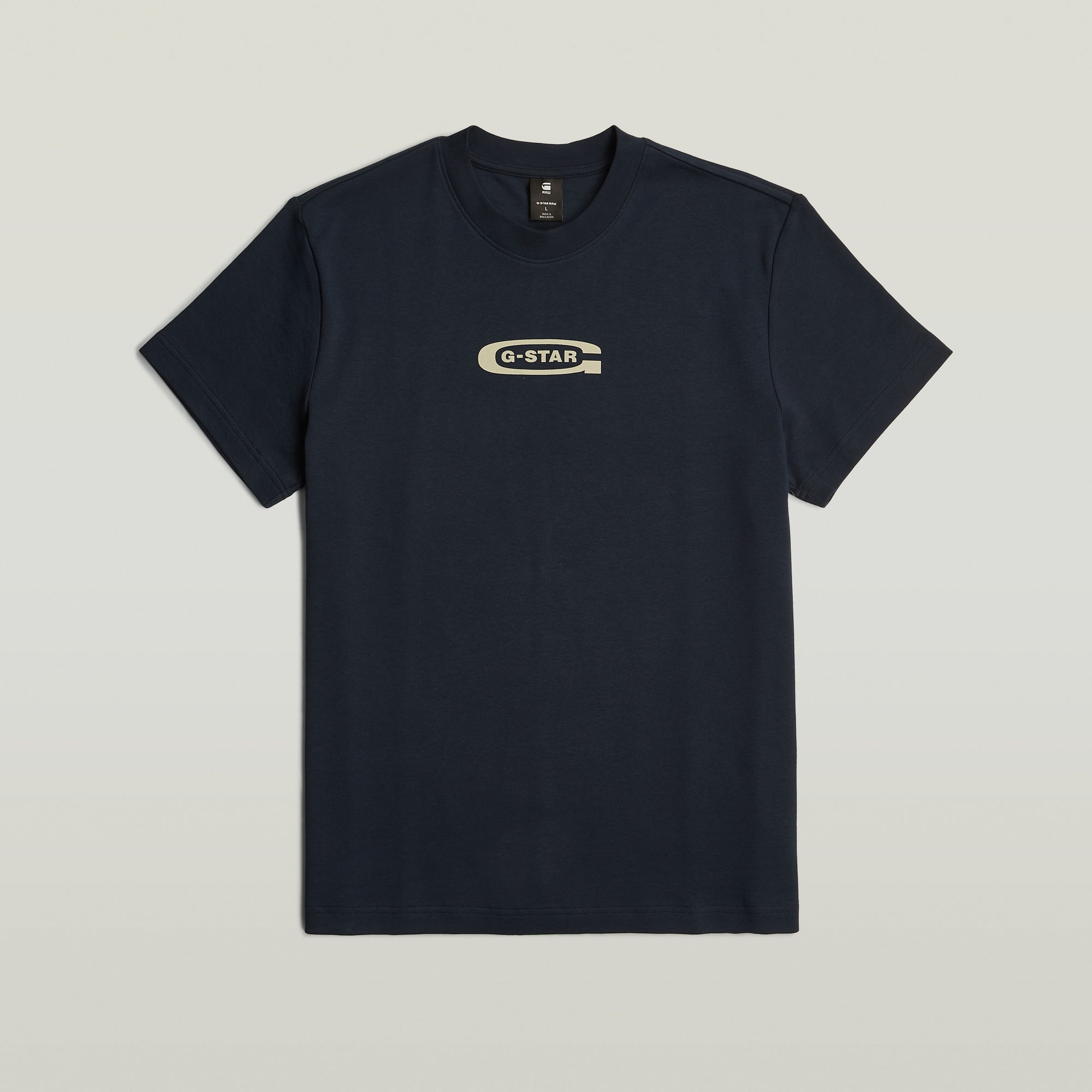 G-Star RAW Old Skool Logo T-Shirt Donkerblauw Heren