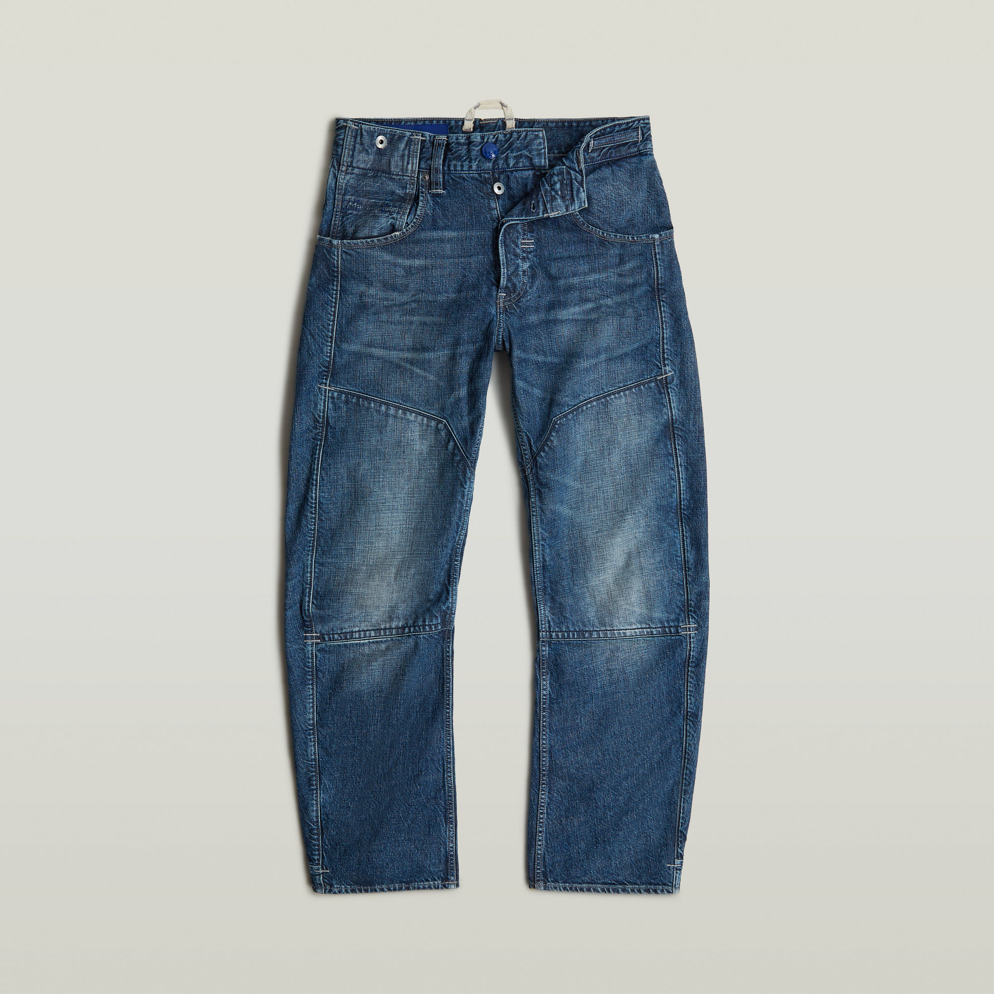 G-Star RAW G-STAR Origins Bend 3D Loose Selvedge Jeans Donkerblauw Heren