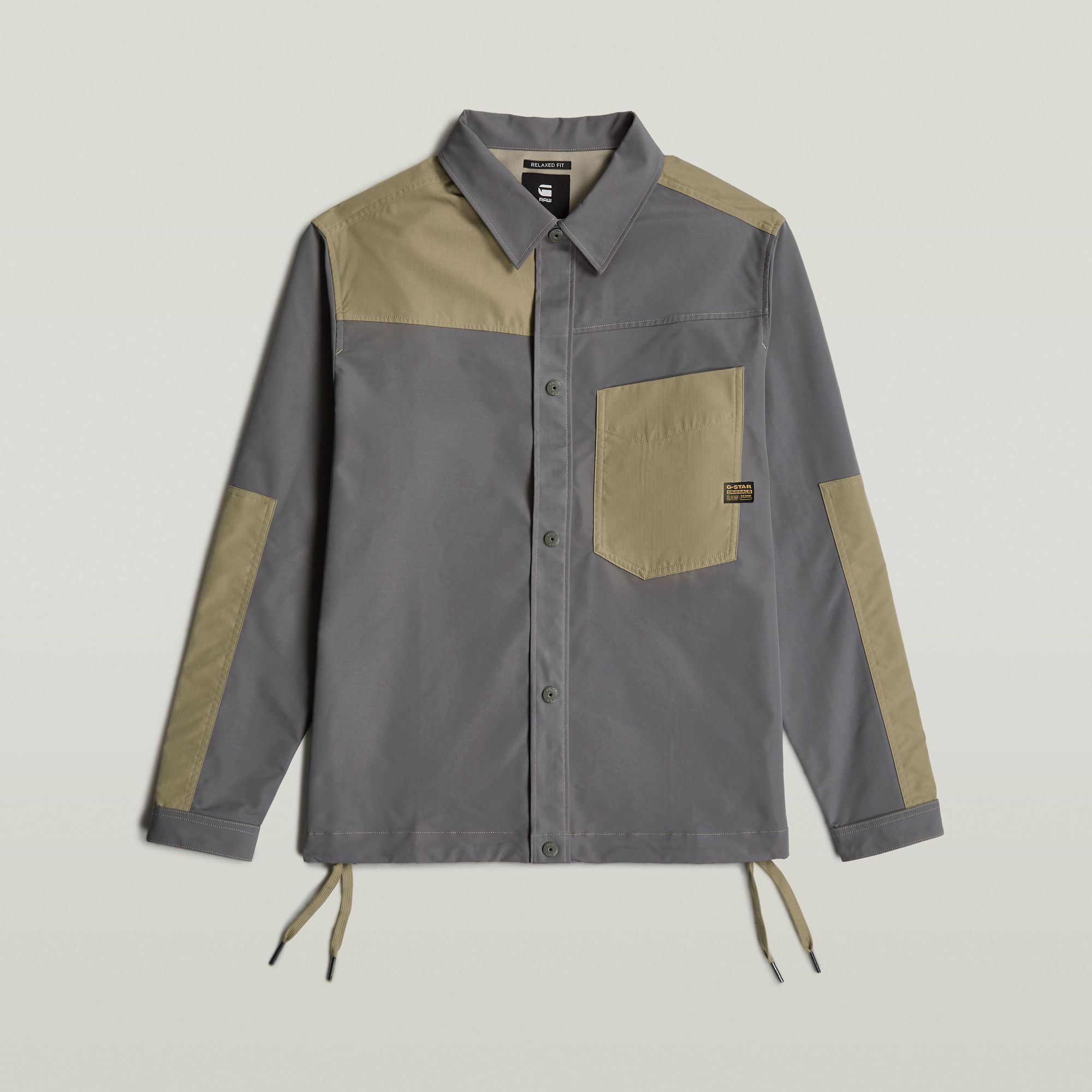 G-Star RAW One Pocket Relaxed PM Shirt Grijs Heren
