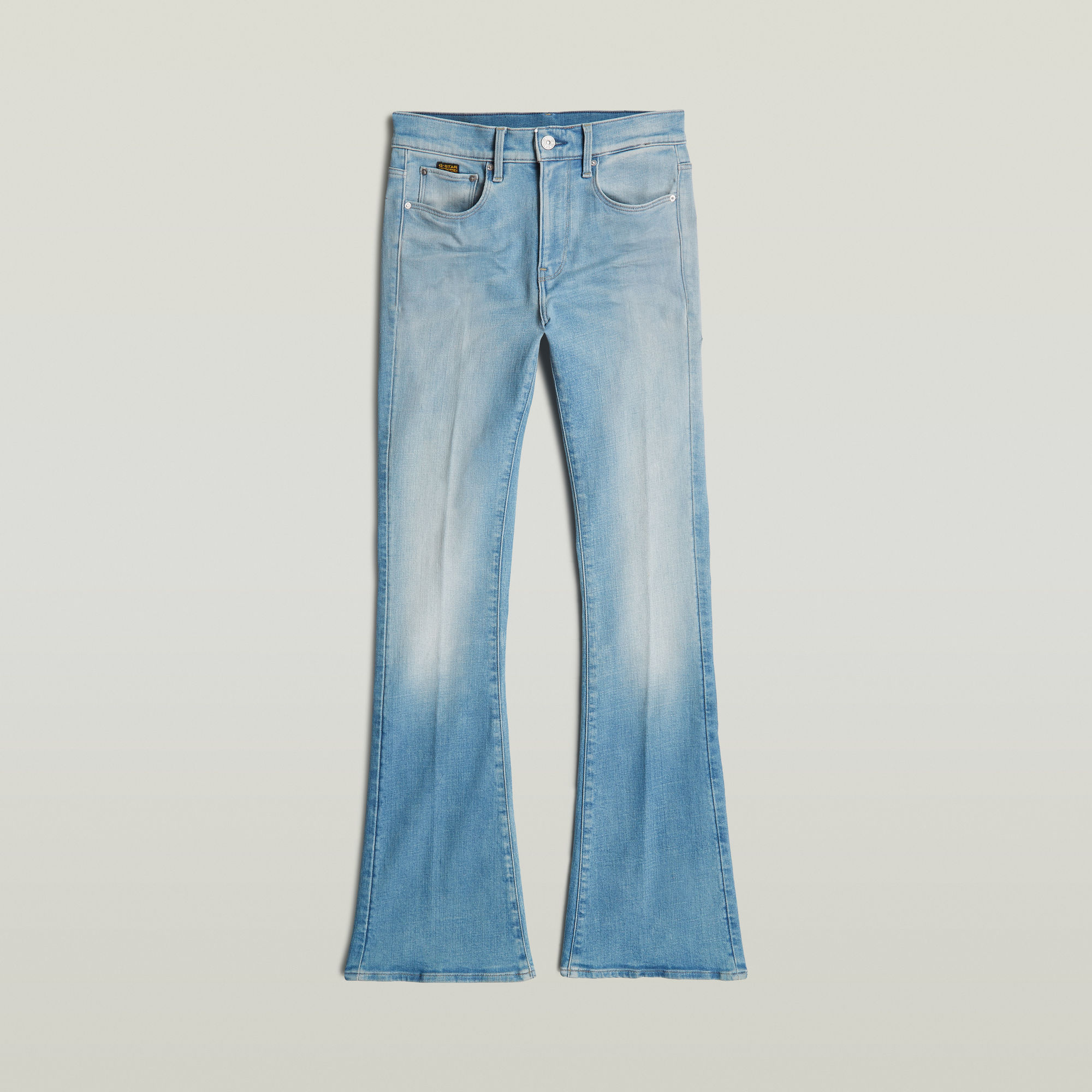 G-Star RAW 3301 Flare Jeans Lichtblauw Dames