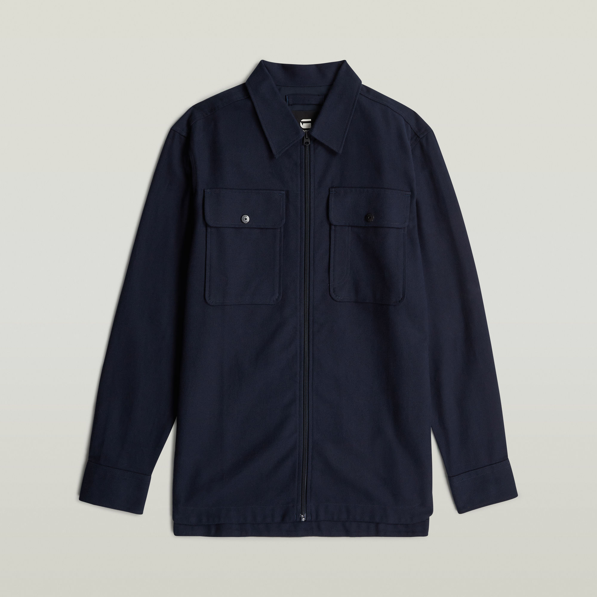 G-Star RAW GPO Zip Overshirt Donkerblauw Heren