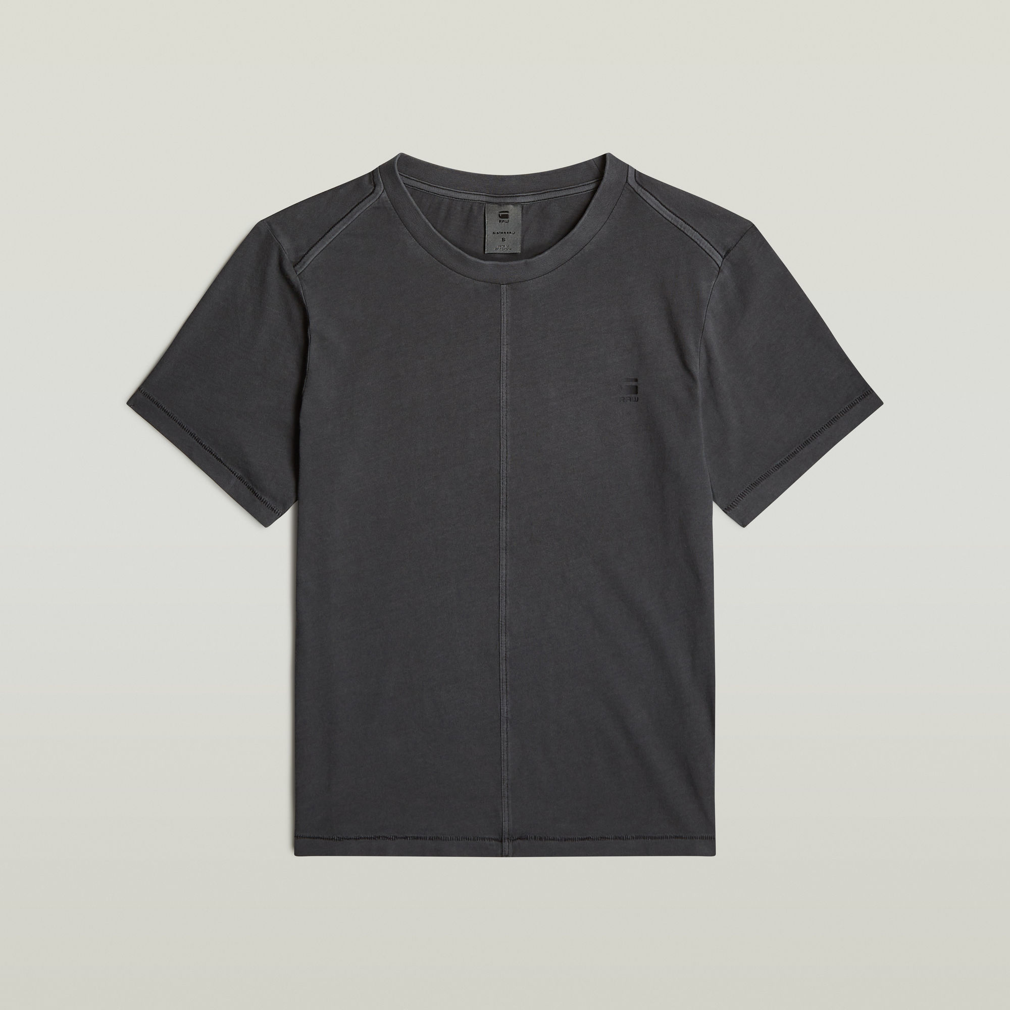 G-Star RAW Overdyed Front Seam Top Zwart Dames