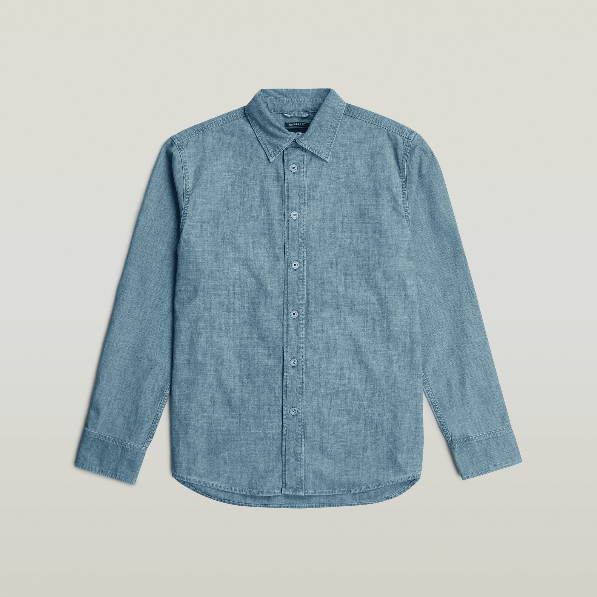 G-Star RAW Regular Denim Shirt Lichtblauw Heren
