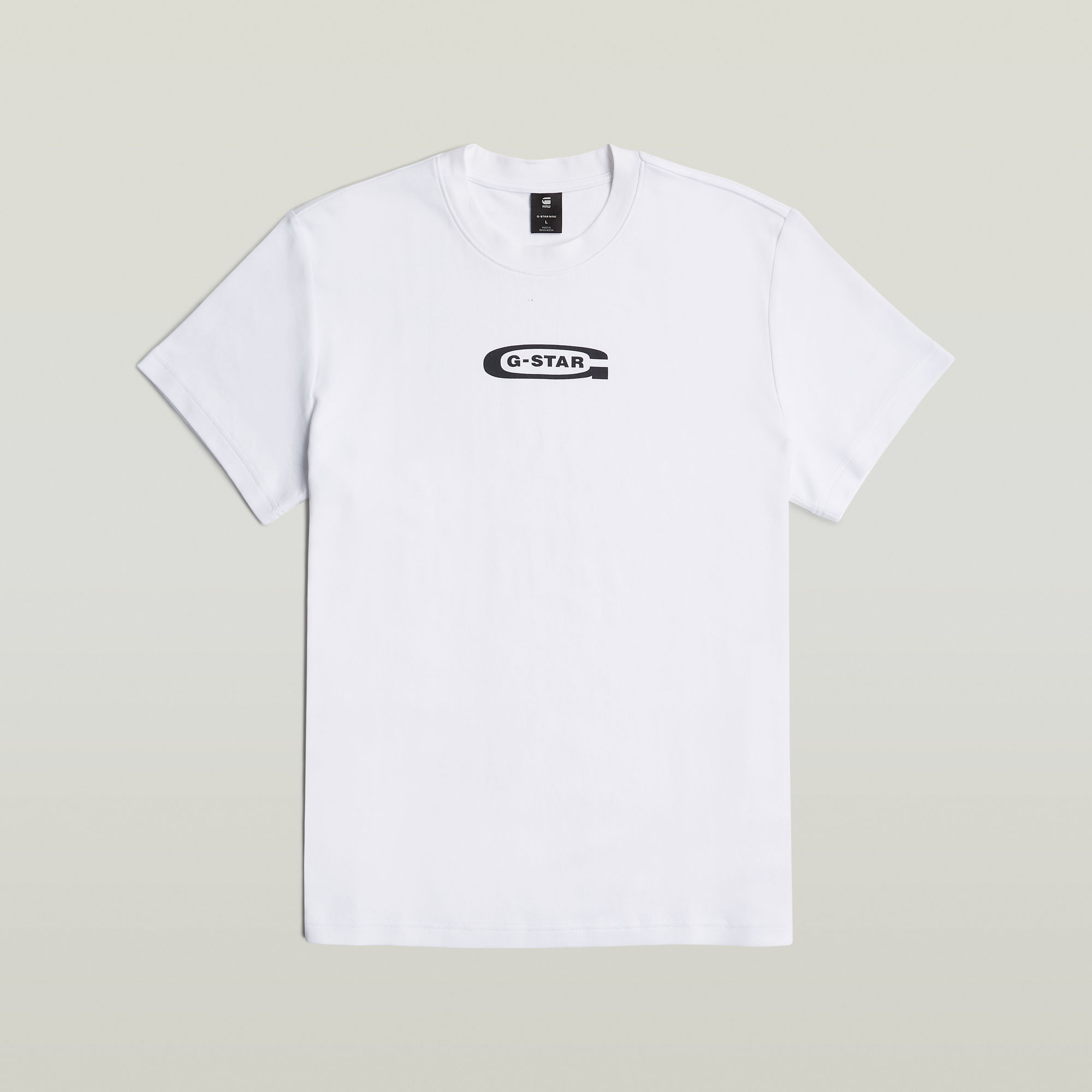 G-Star RAW Old Skool Logo T-Shirt Wit Heren