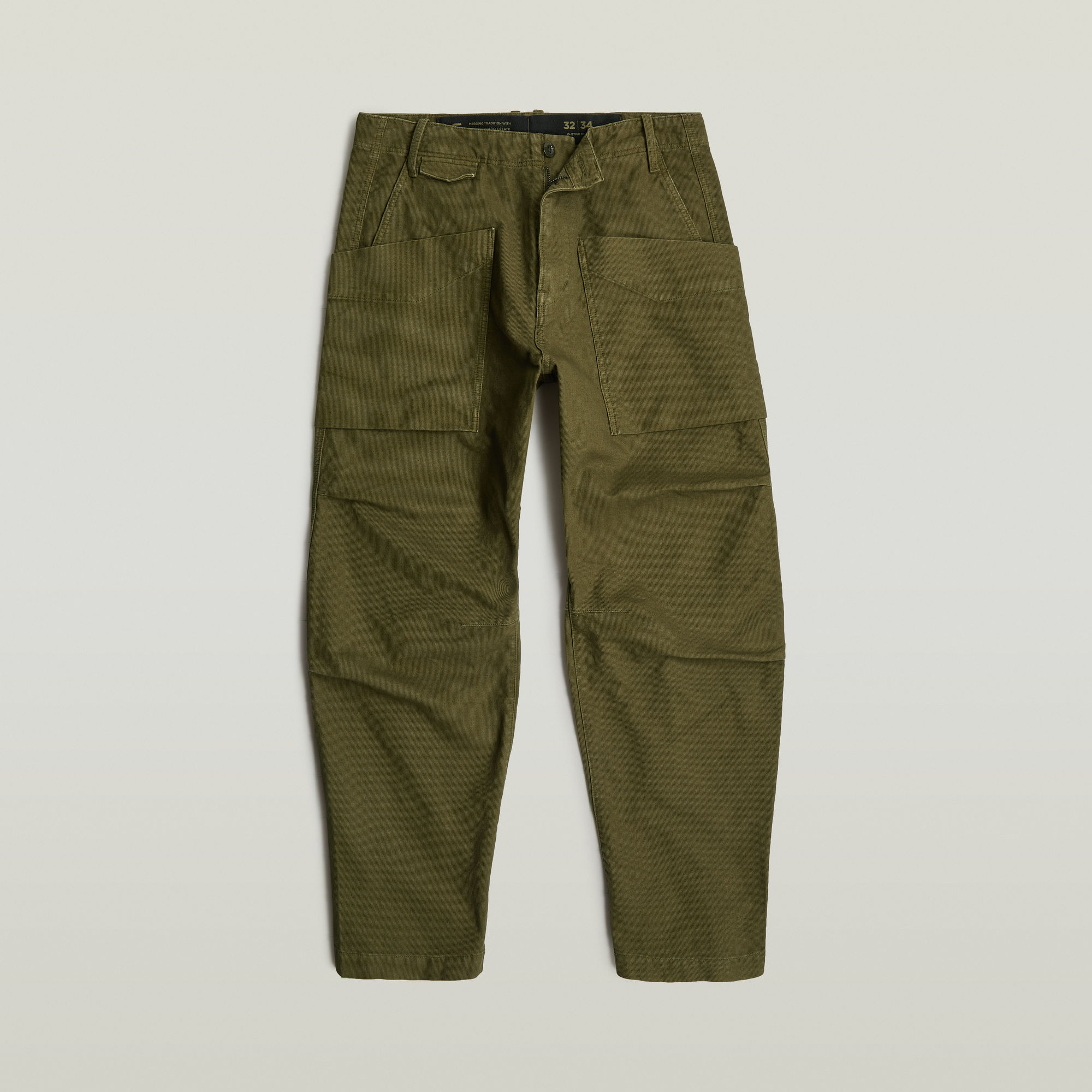 G-Star RAW Fatigue Relaxed Tapered Broek Groen Heren