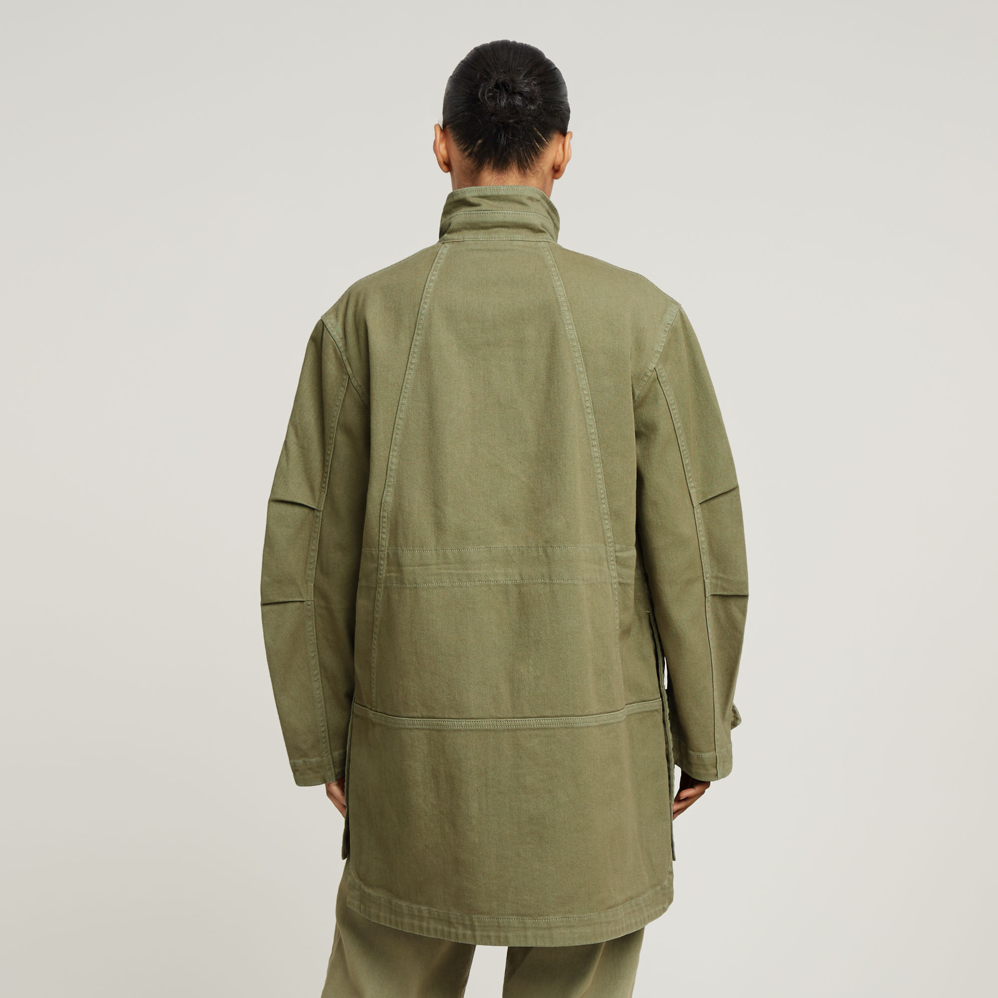 G-Star RAW Overdyed Parka Groen Dames