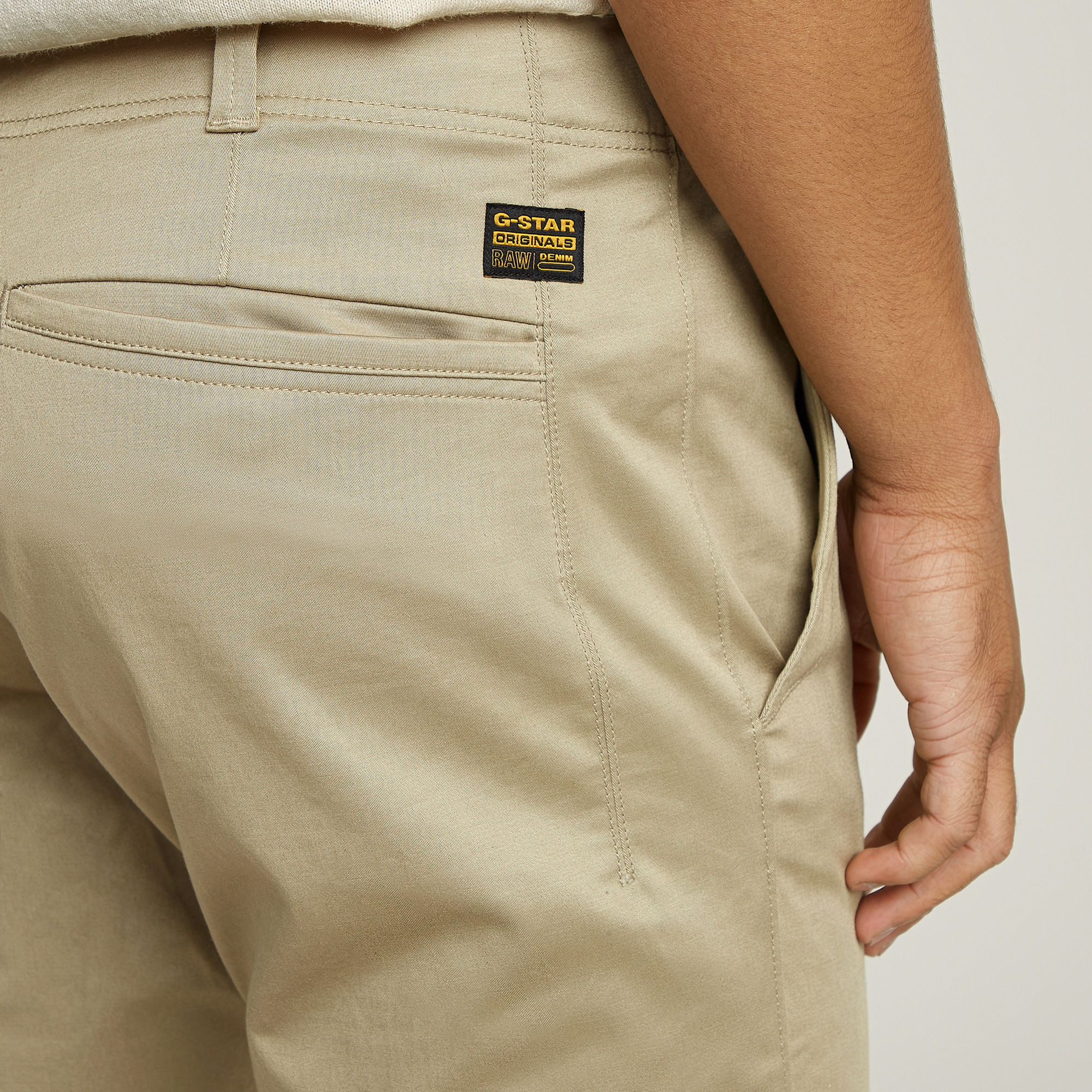 G-Star RAW Mosa Straight Chino Beige Heren