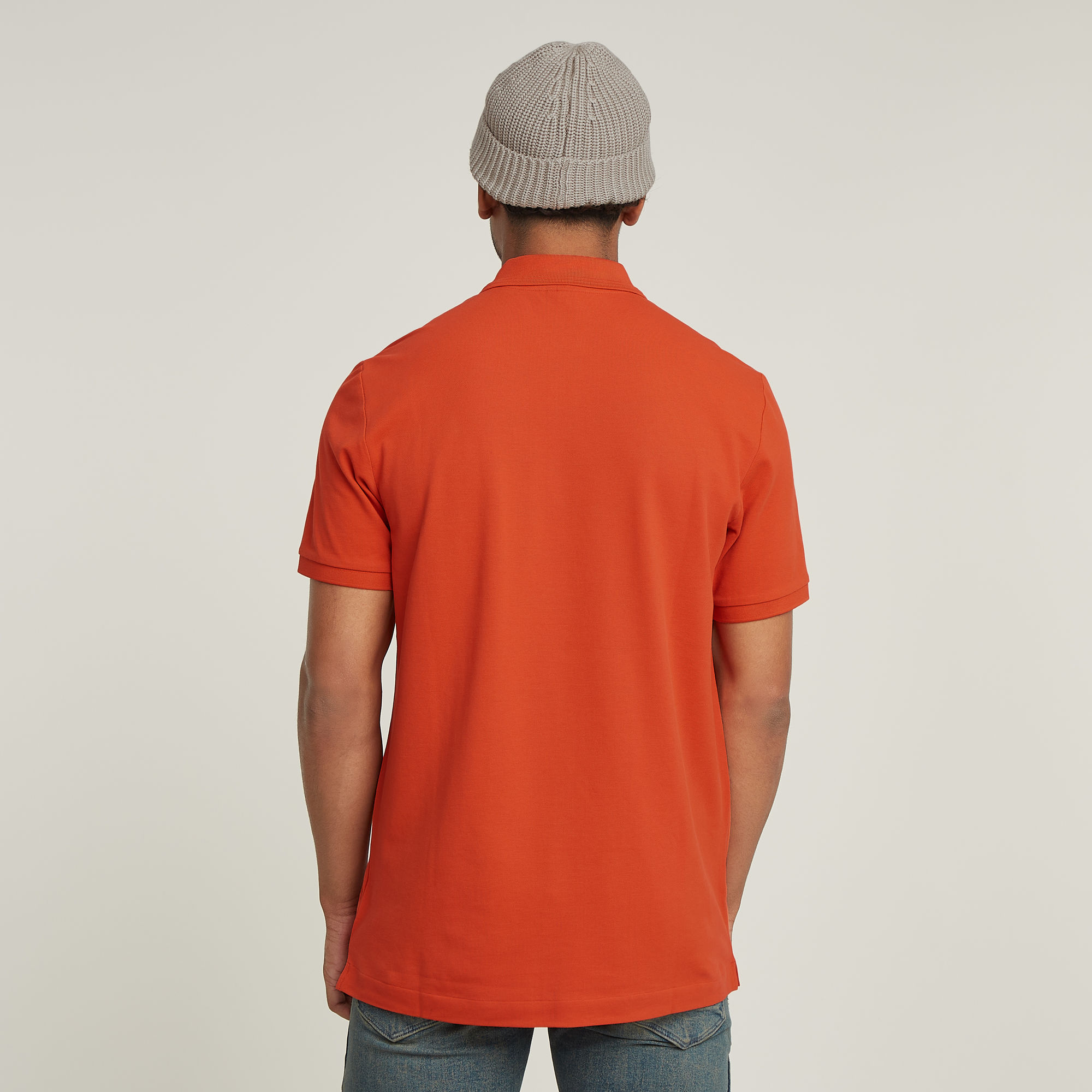 G-Star RAW Dunda Slim Polo Rood Heren