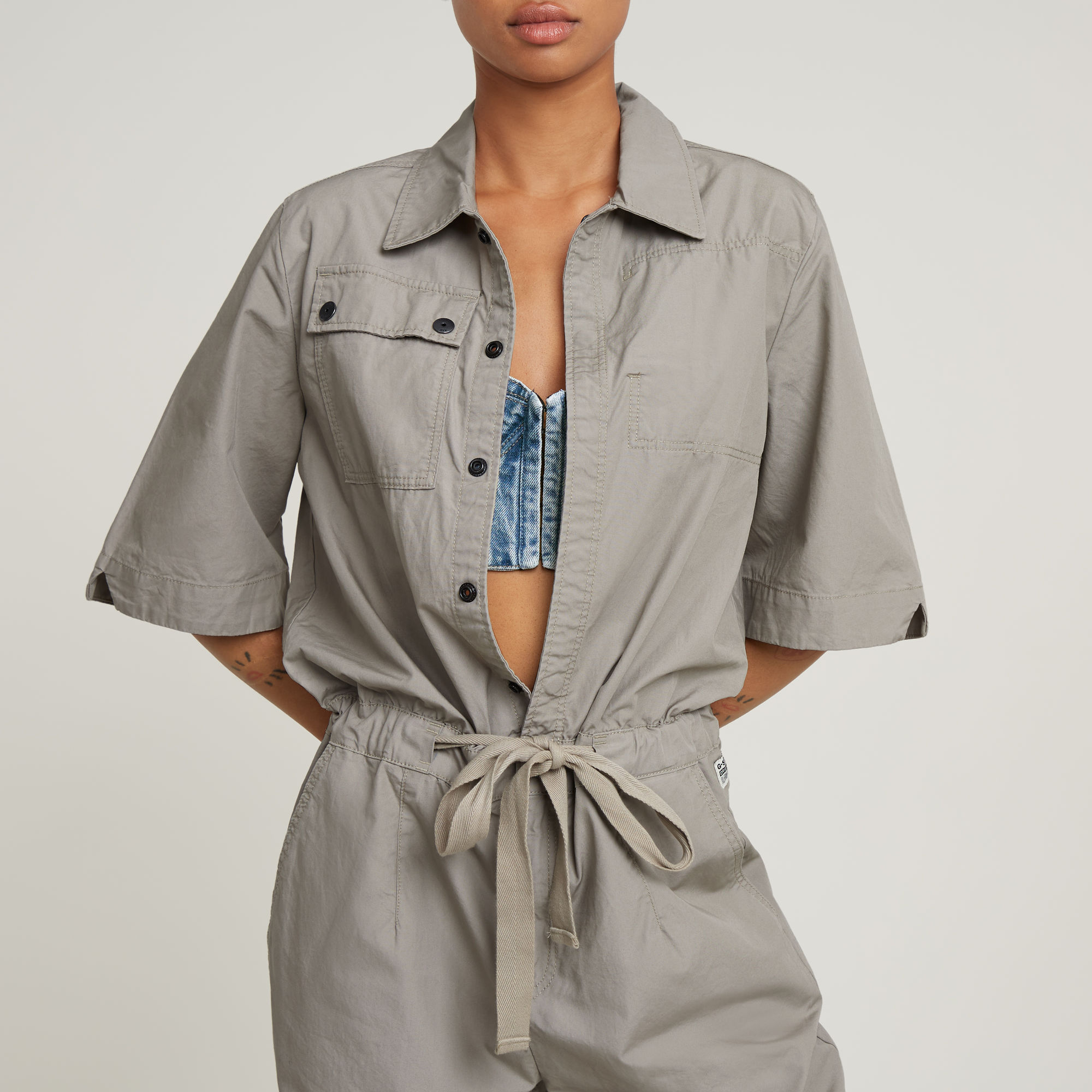 G-Star RAW Army Jumpsuit Beige Dames