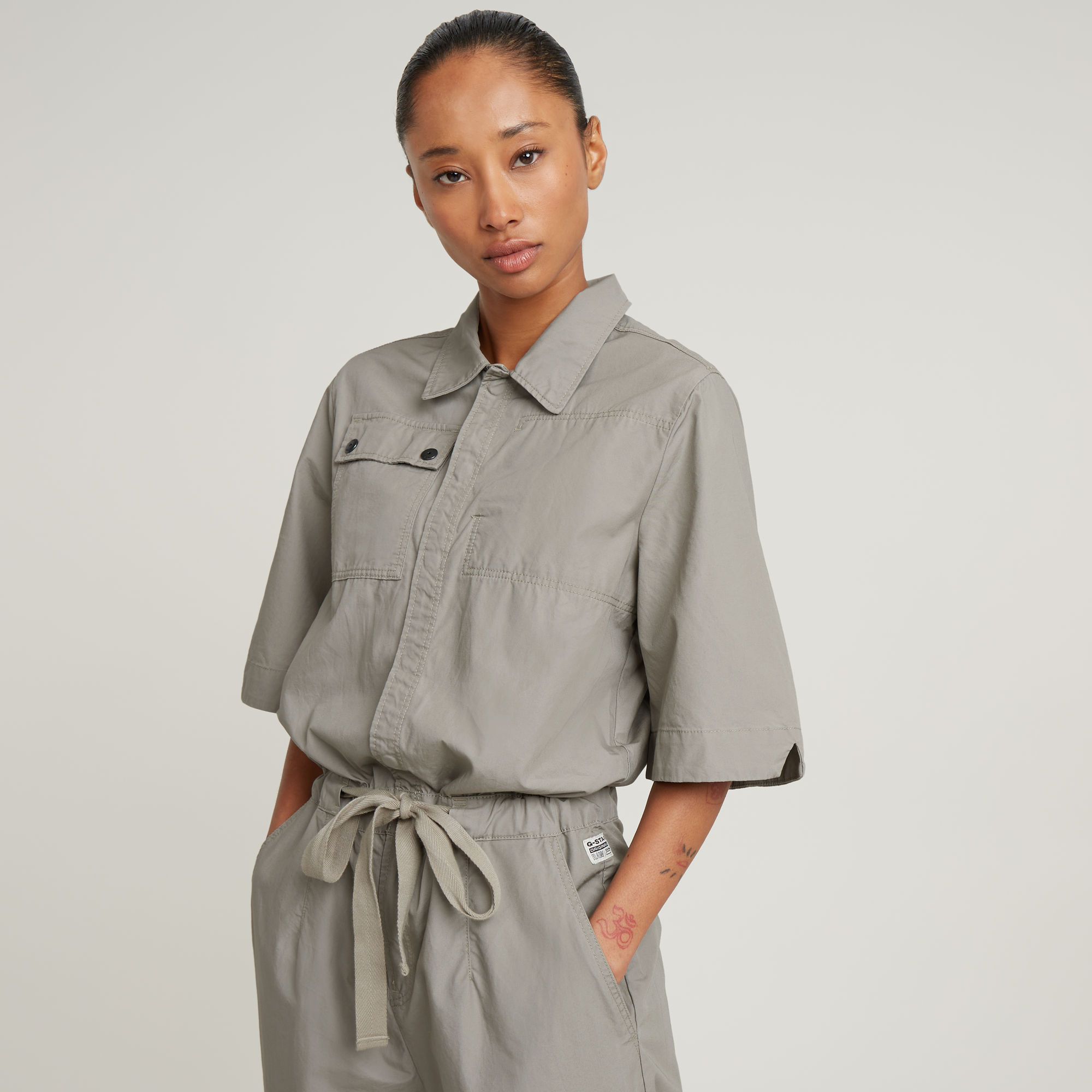 G-Star RAW Army Jumpsuit Beige Dames