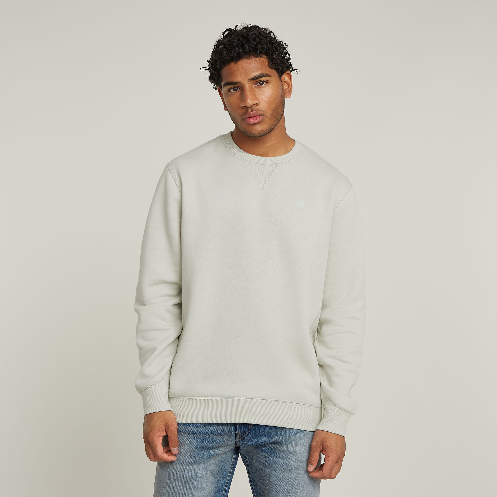 G-Star RAW Premium Core Sweater Grijs Heren