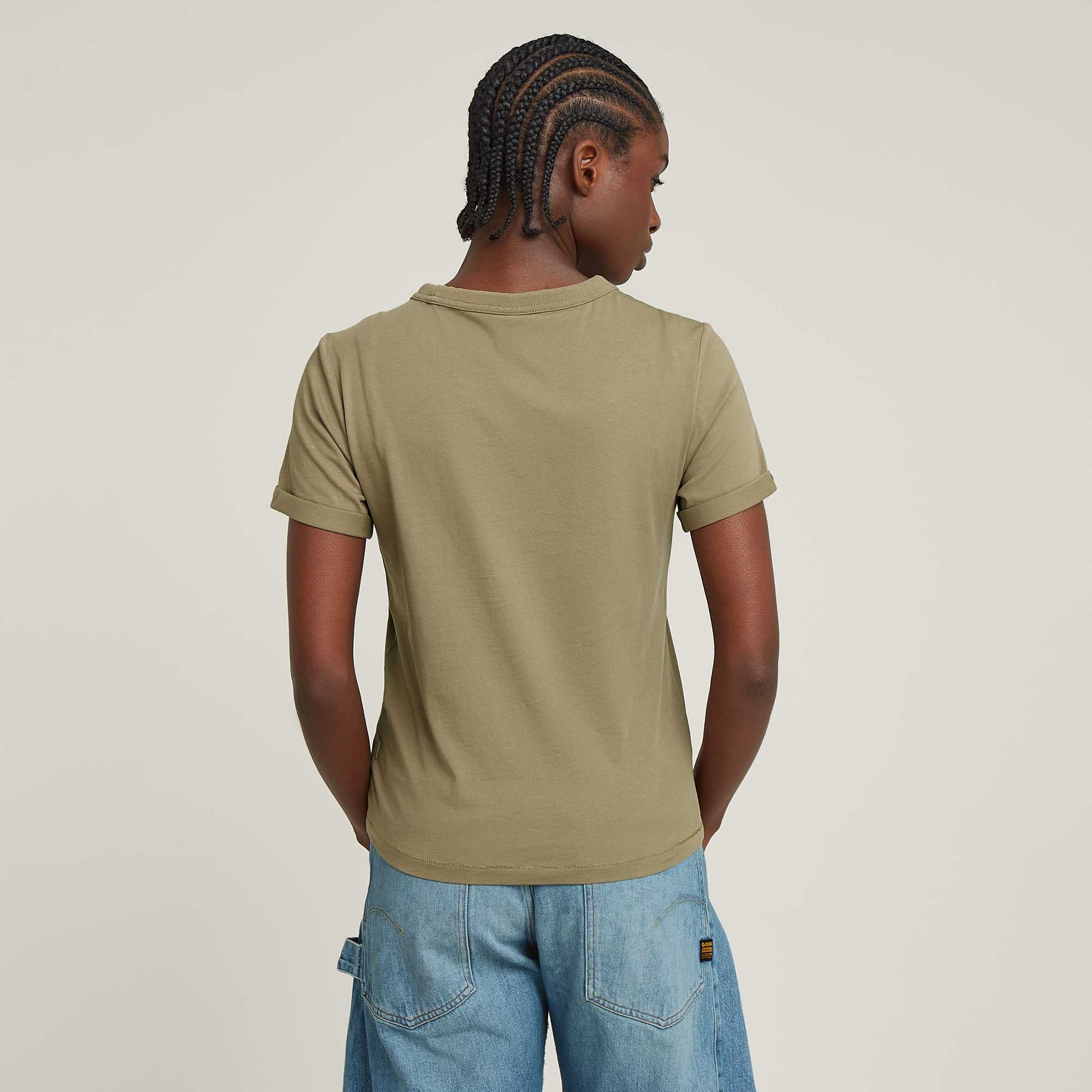 G-Star RAW Embro G-Script Logo Top Groen Dames