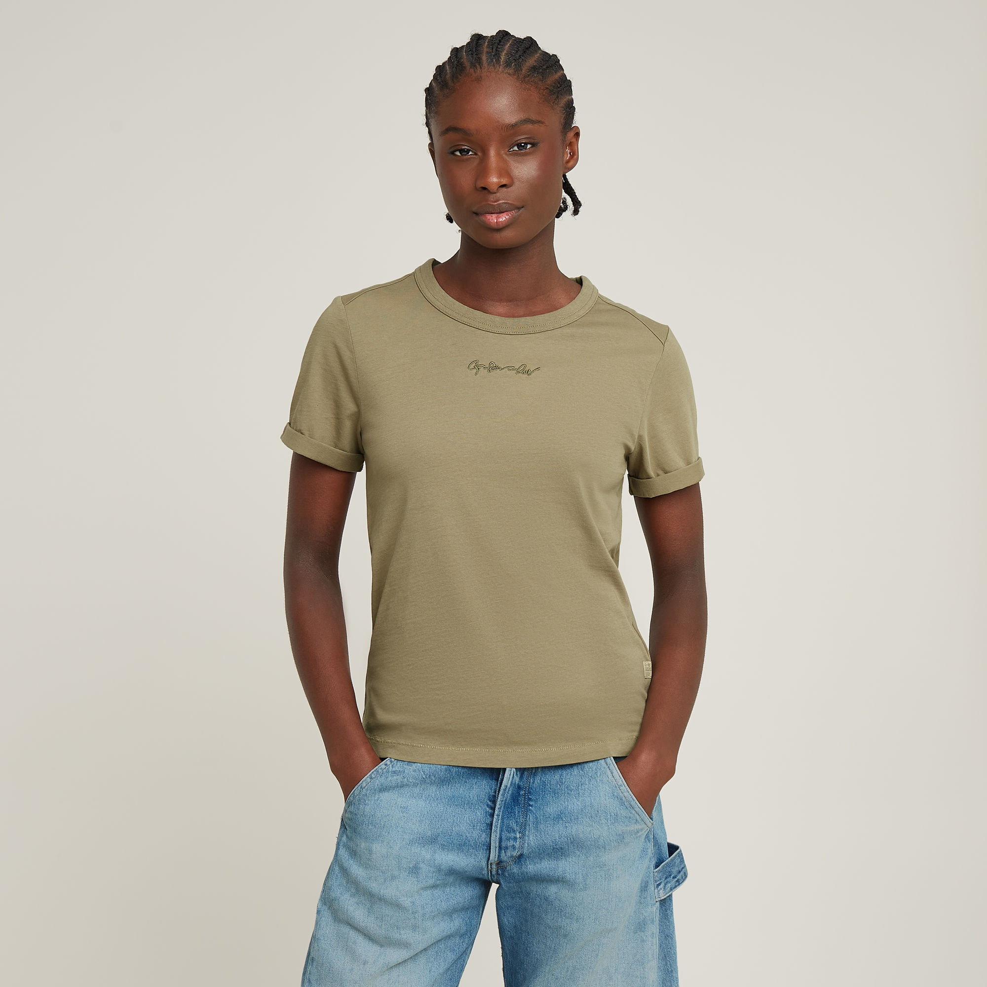 

Embro G-Script Logo Top - Green - Women