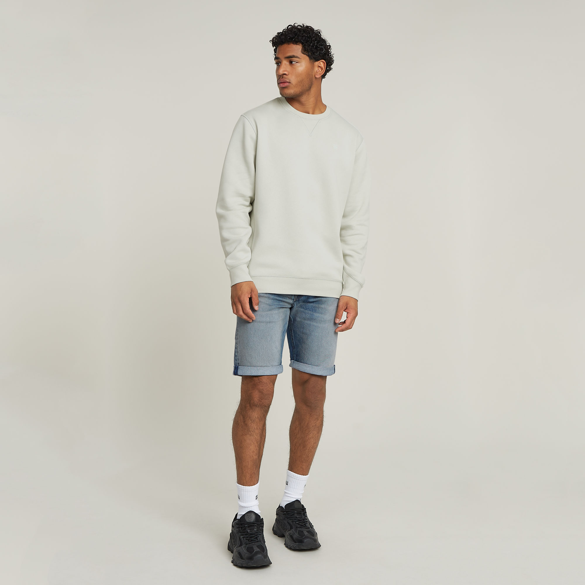 G-Star RAW Premium Core Sweater Grijs Heren