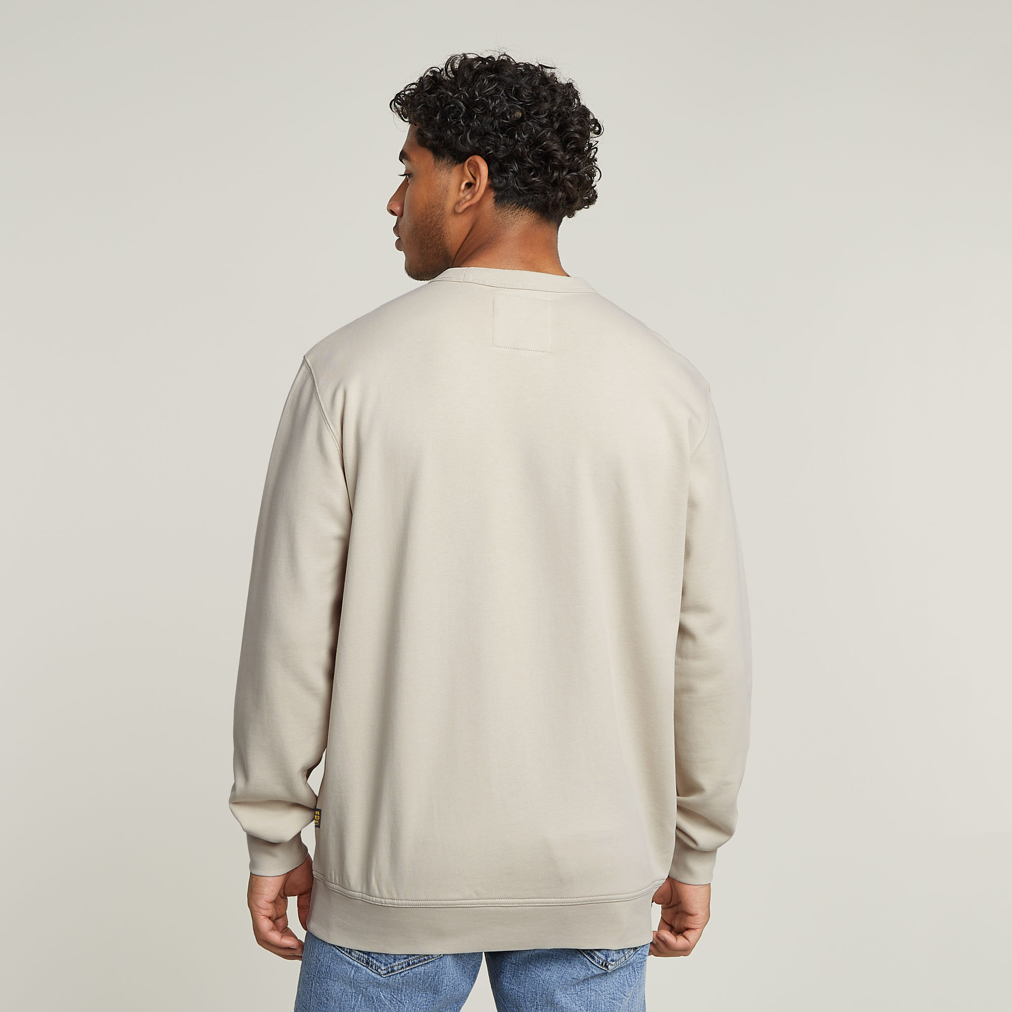G-Star RAW G-Script Logo Sweater Wit Heren