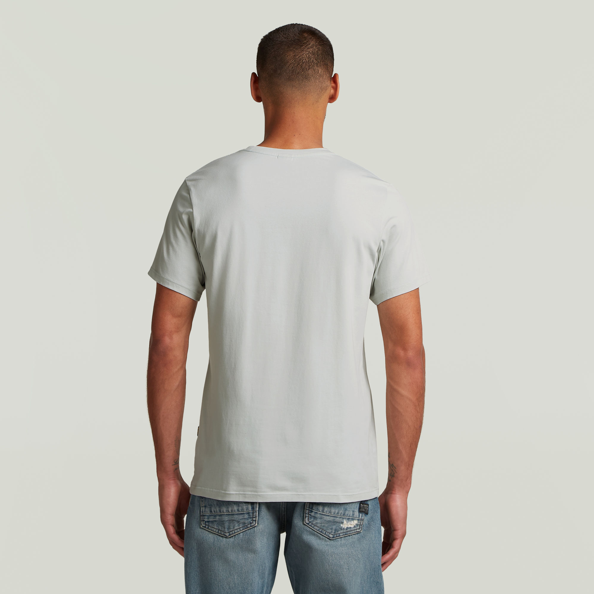 G-Star RAW Slim Base T-Shirt Grijs Heren