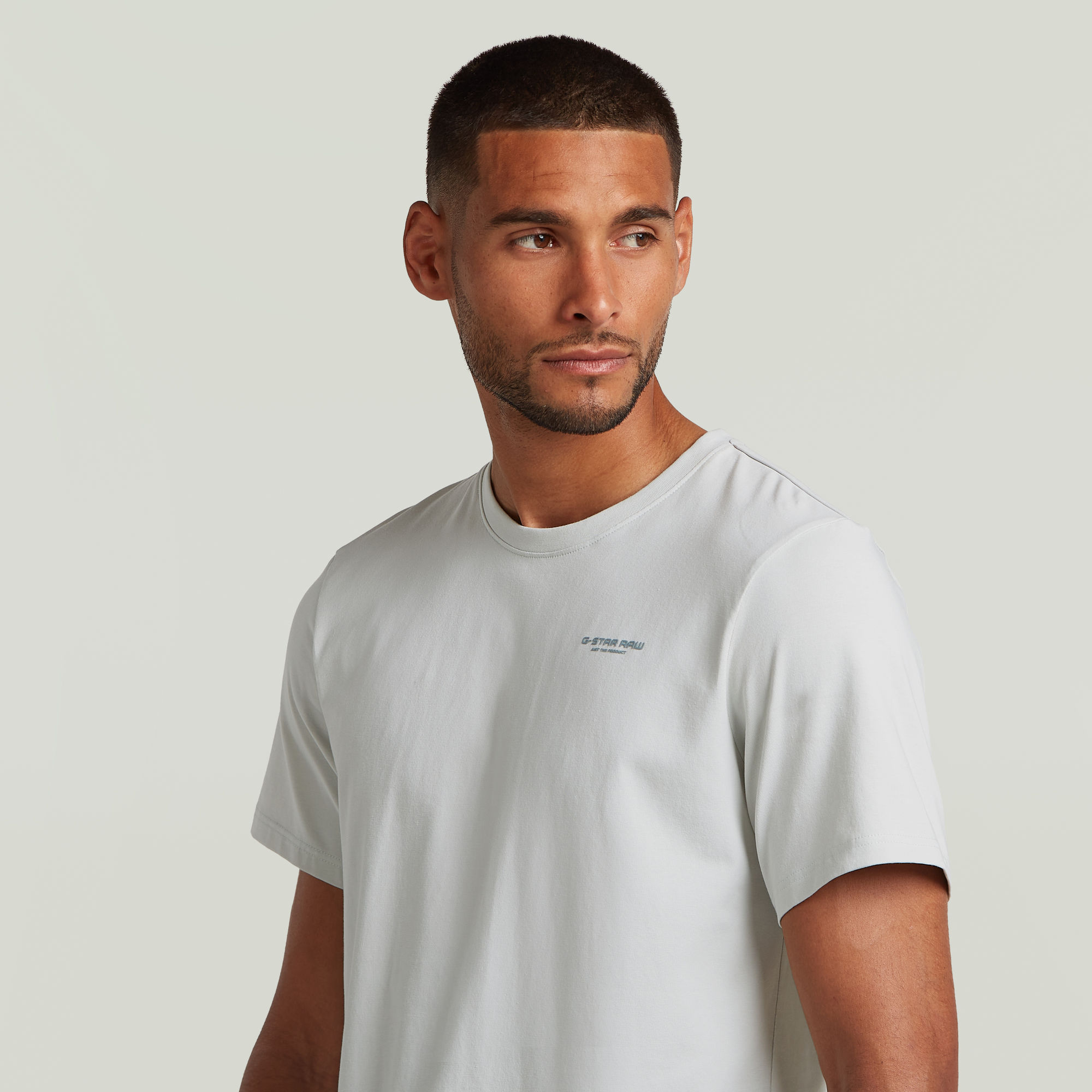 G-Star RAW Slim Base T-Shirt Grijs Heren