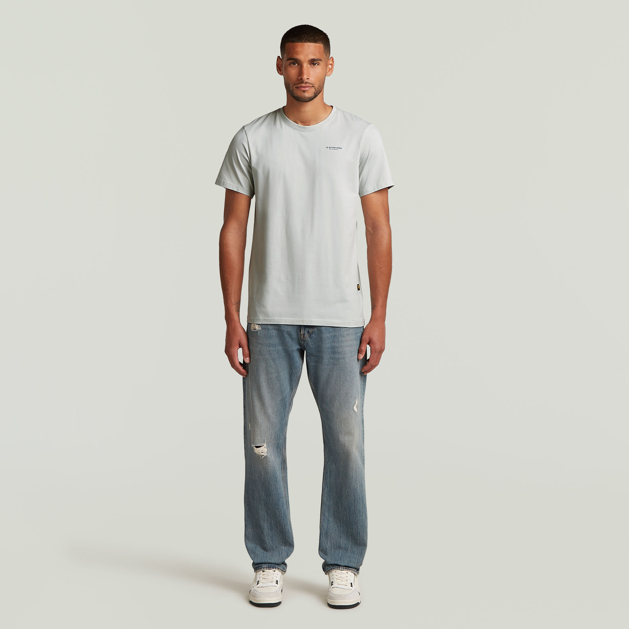 G-Star RAW Slim Base T-Shirt Grijs Heren