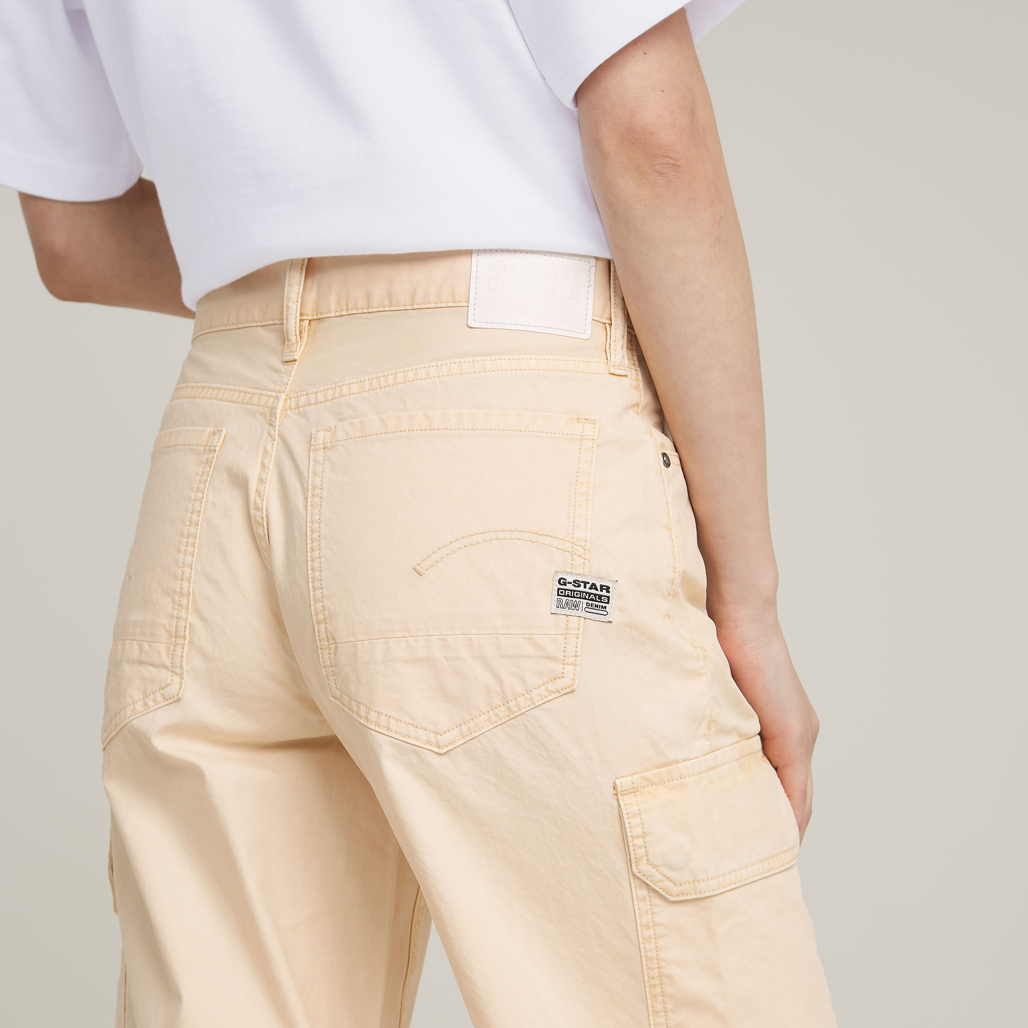 G-Star RAW Judee Low Waist Cargobroek Roze Dames